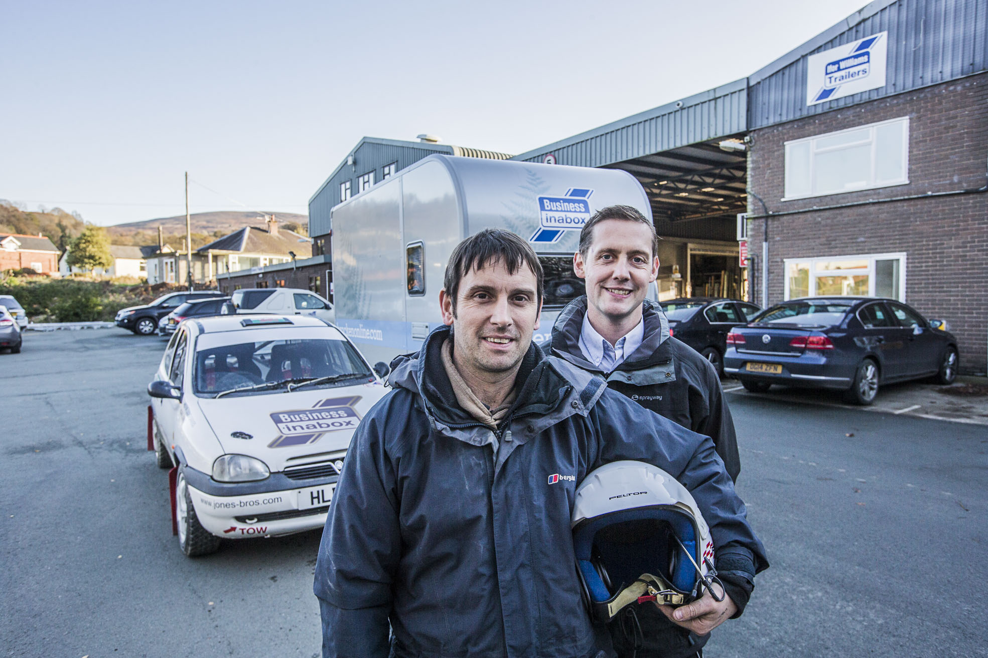Trailer firm comes to the aid of Wales Rally GB duo