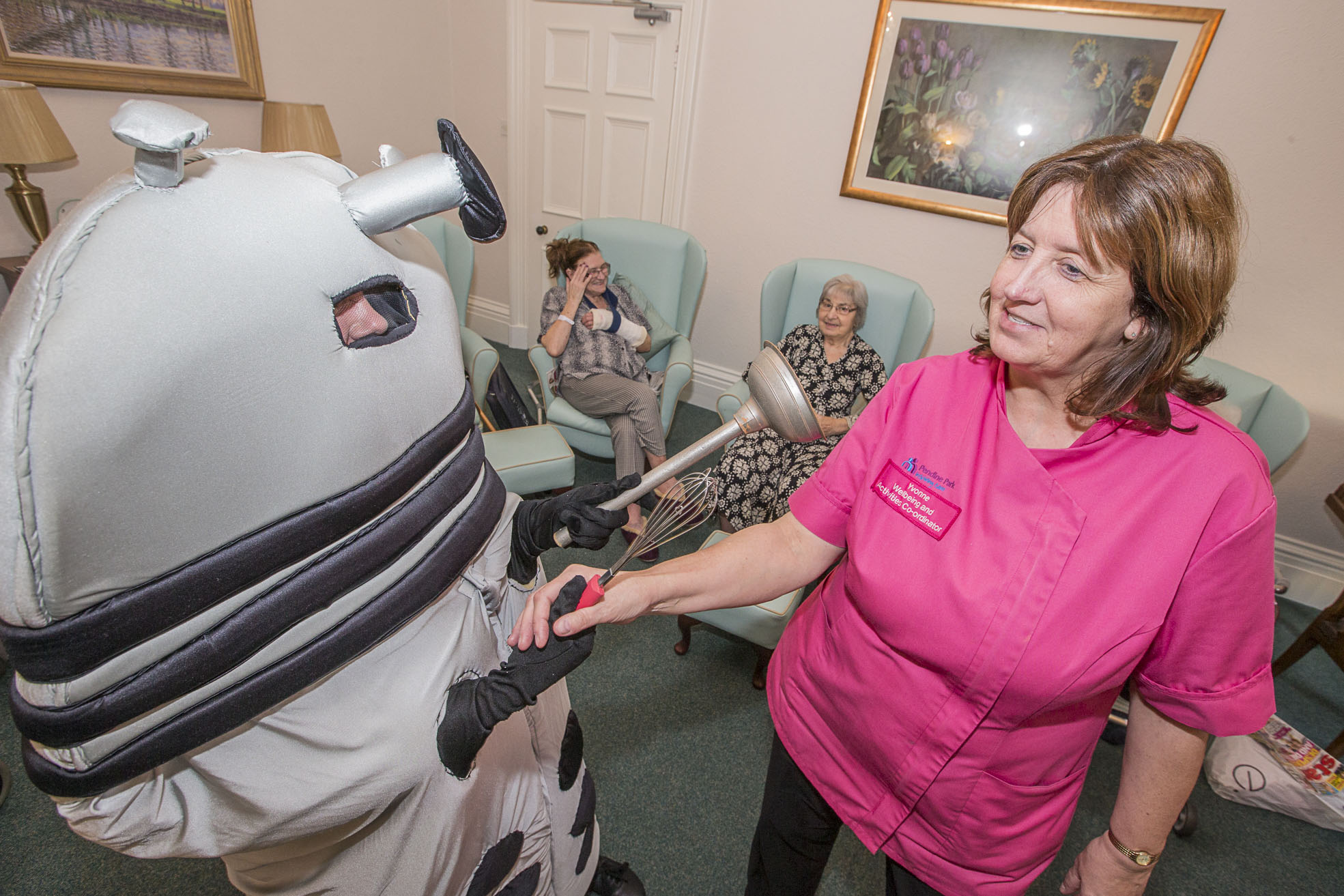 Dalek invades Wrexham care home for performance