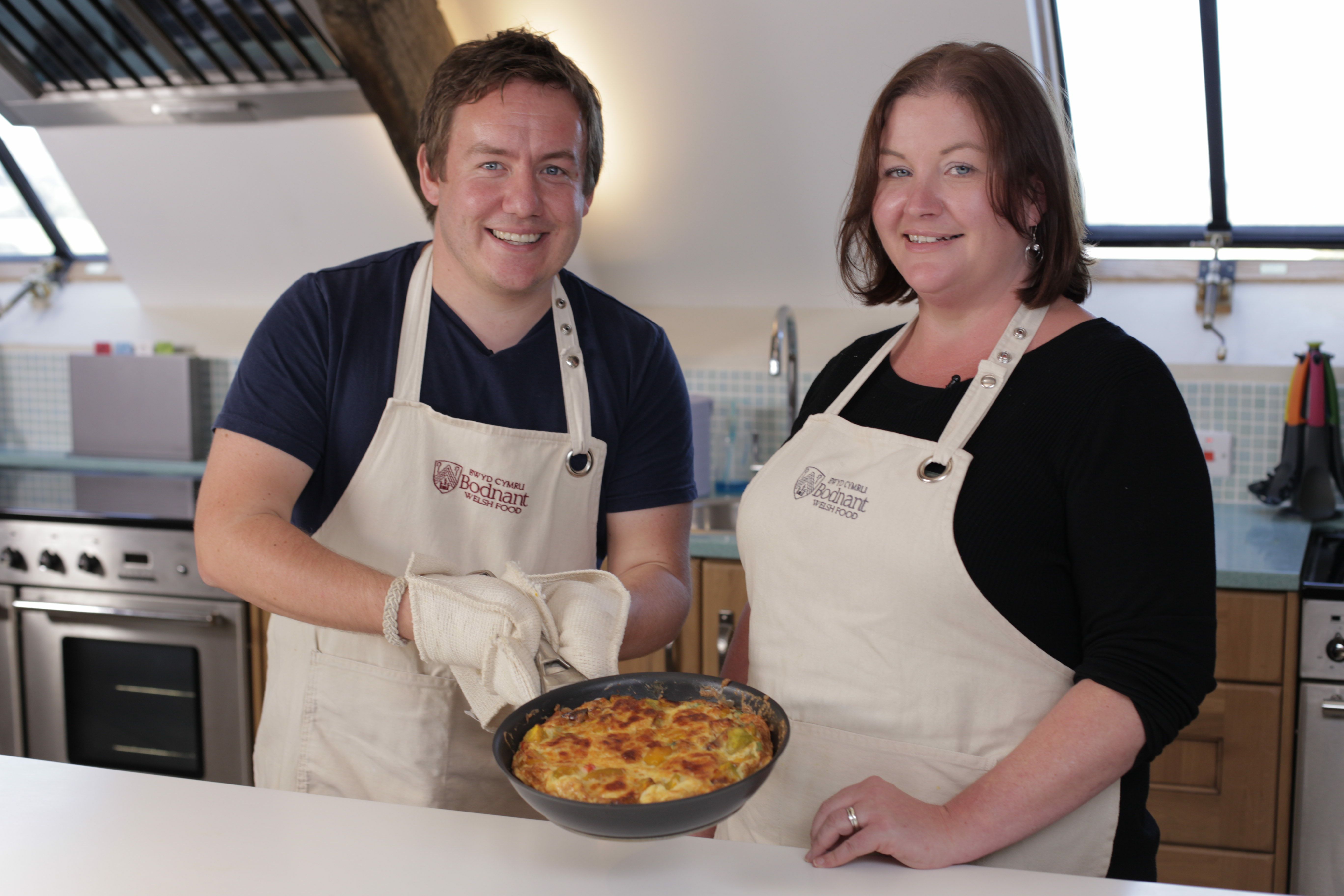 Jamie Oliver’s star pupil learns new skills in Conwy