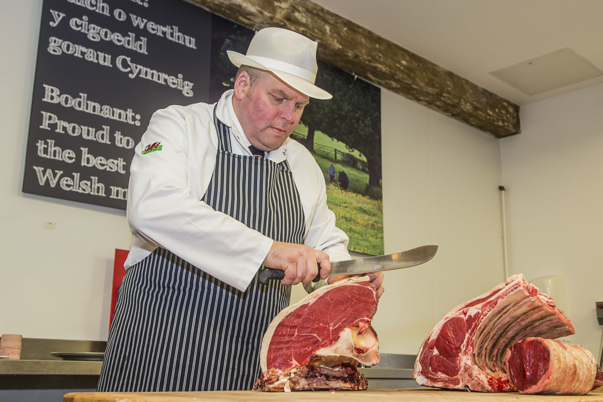 Butcher Jason is Bodnant Welsh Food’s latest recruit