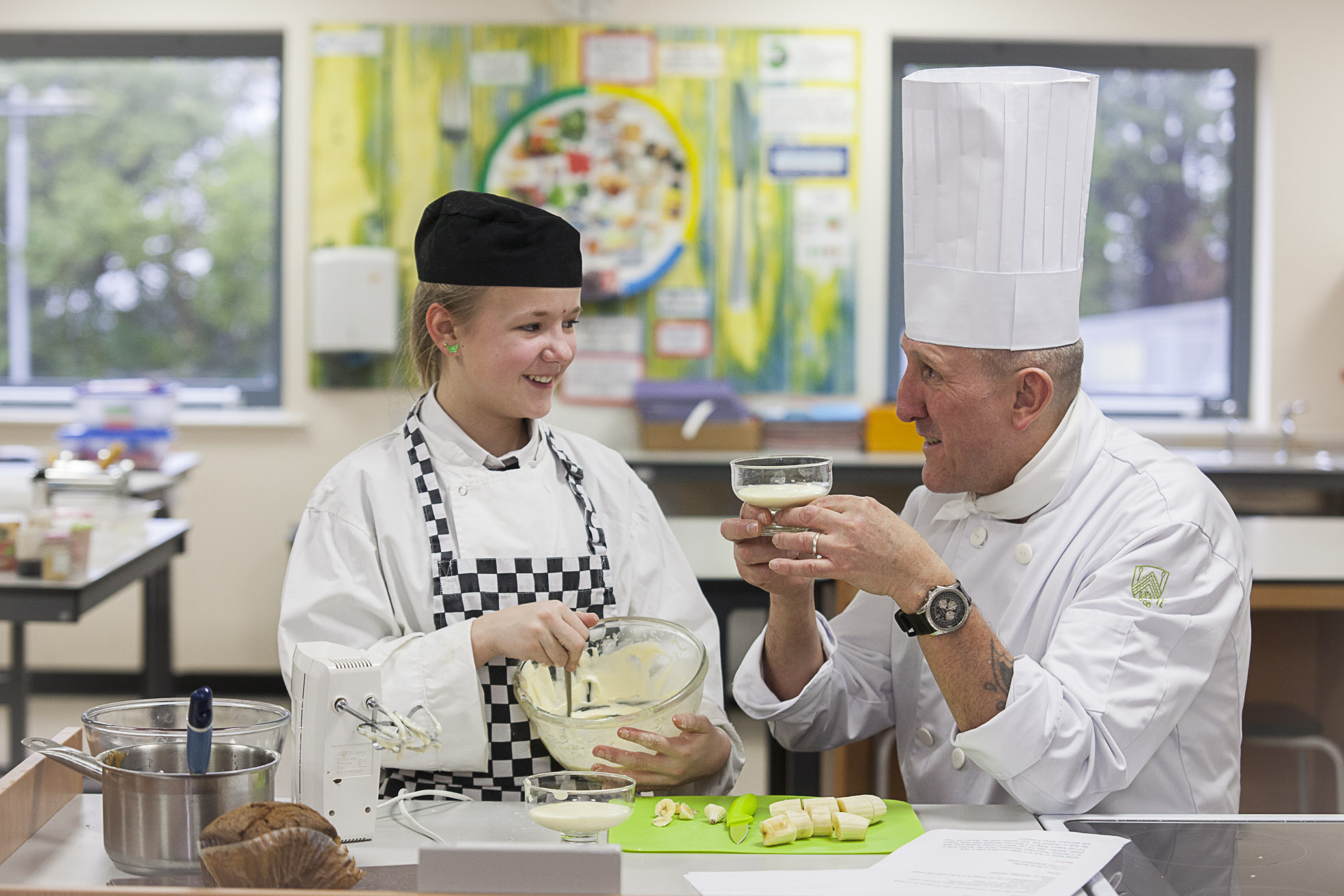 Bodnant’s Dai Chef helps Colwyn teenager take on bid for culinary crown