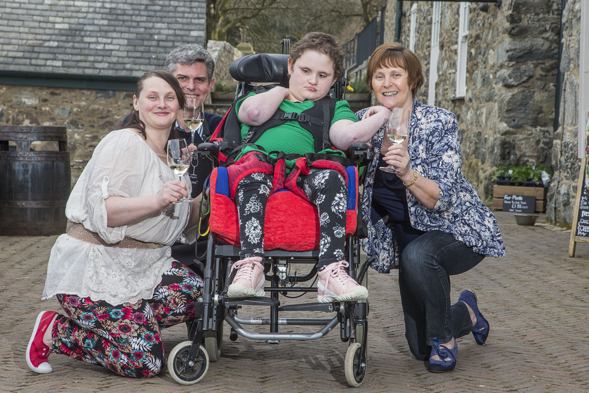 Amara’s family raise a glass to toast children’s hospice