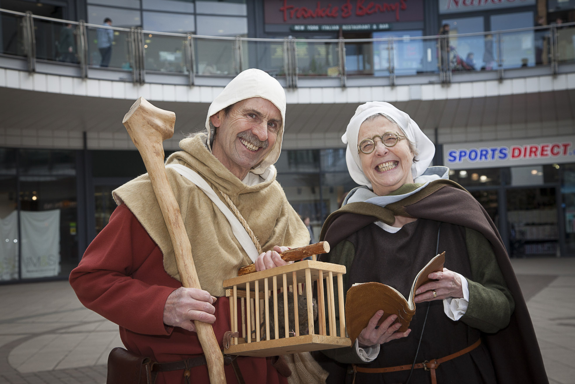 Medieval rat catcher brings a taste of horrible history to Wrexham
