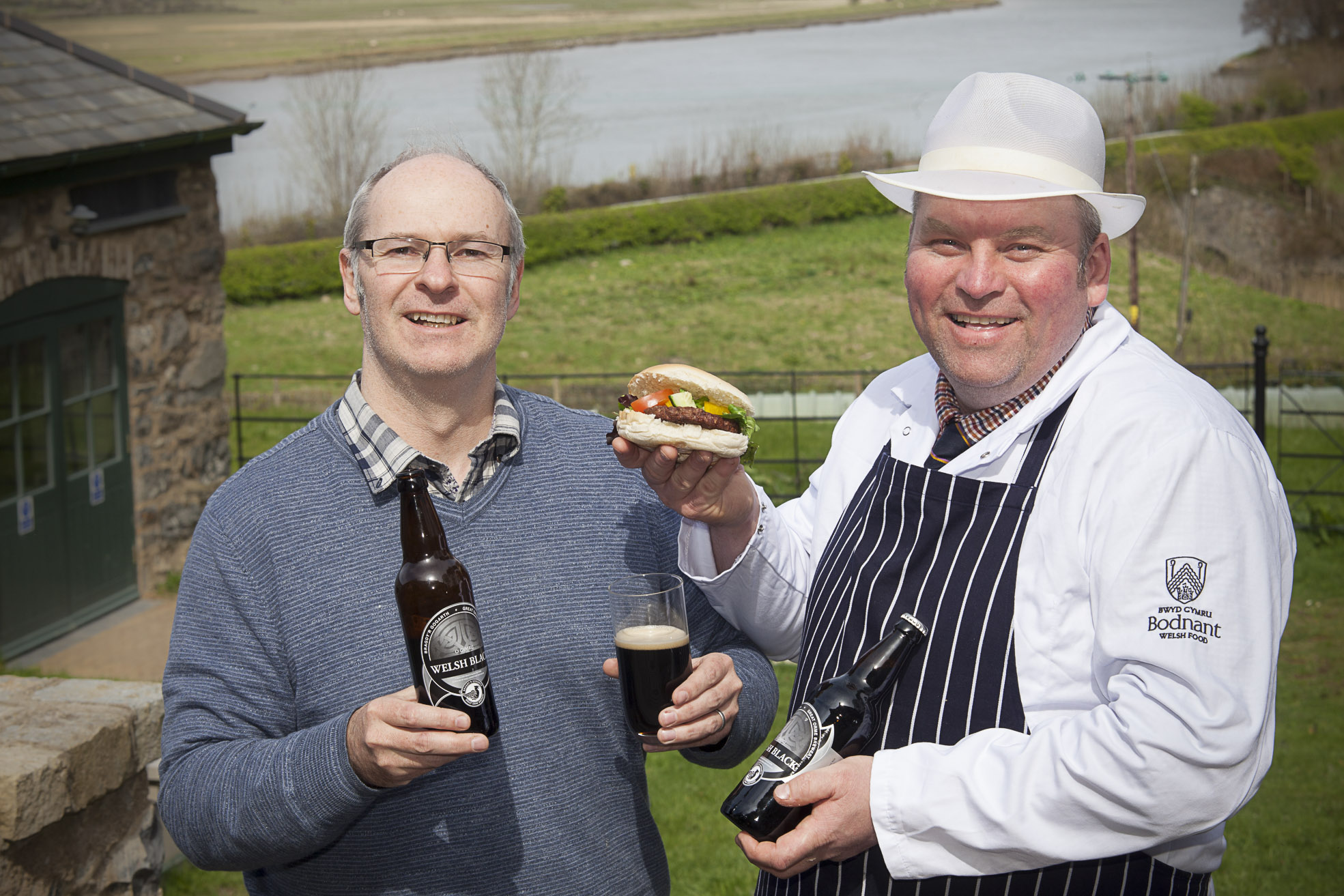 Bodnant Welsh Food Centre teams up with brewery to create burger with a real kick
