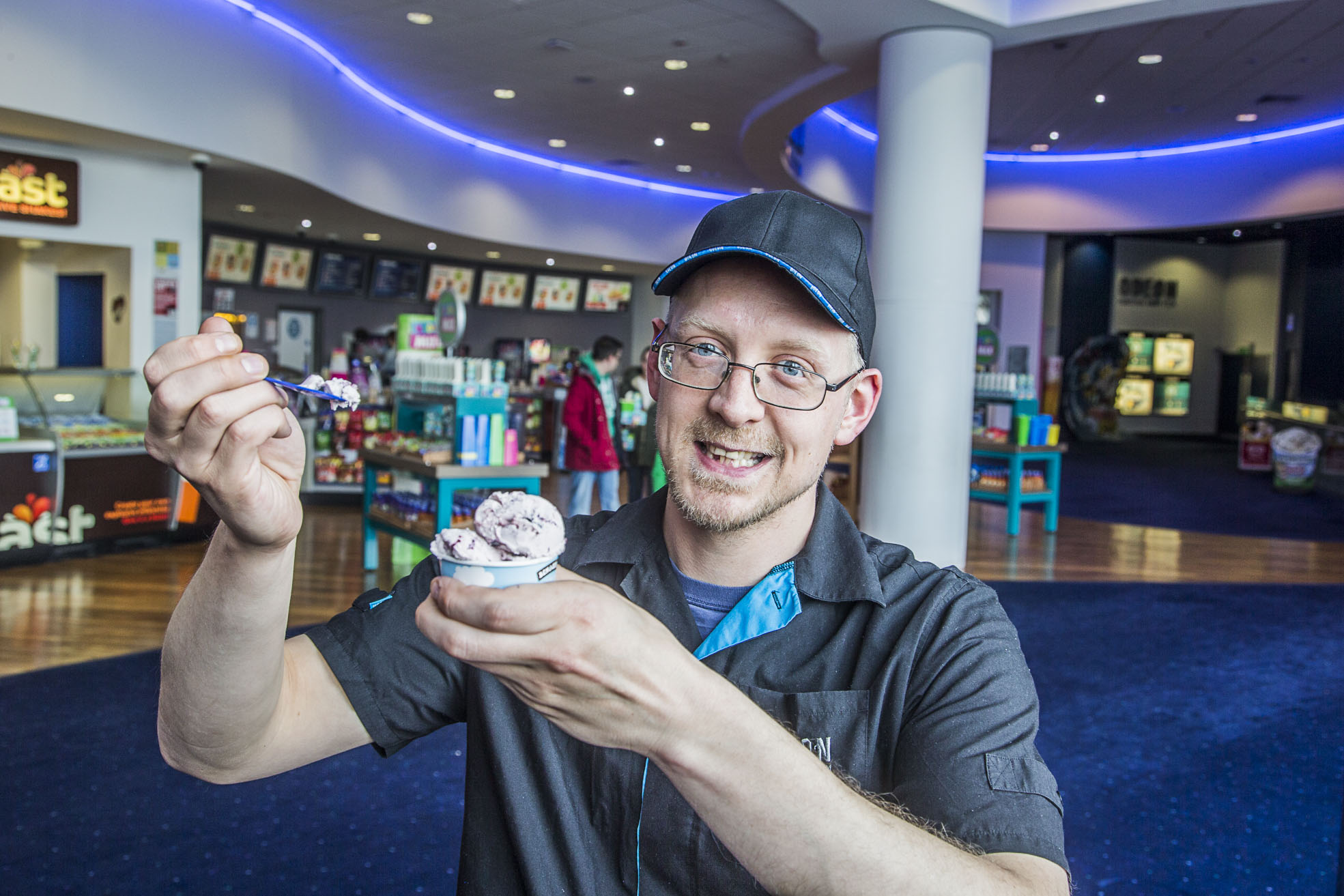 Caring cinema staff to scoop up charity cash