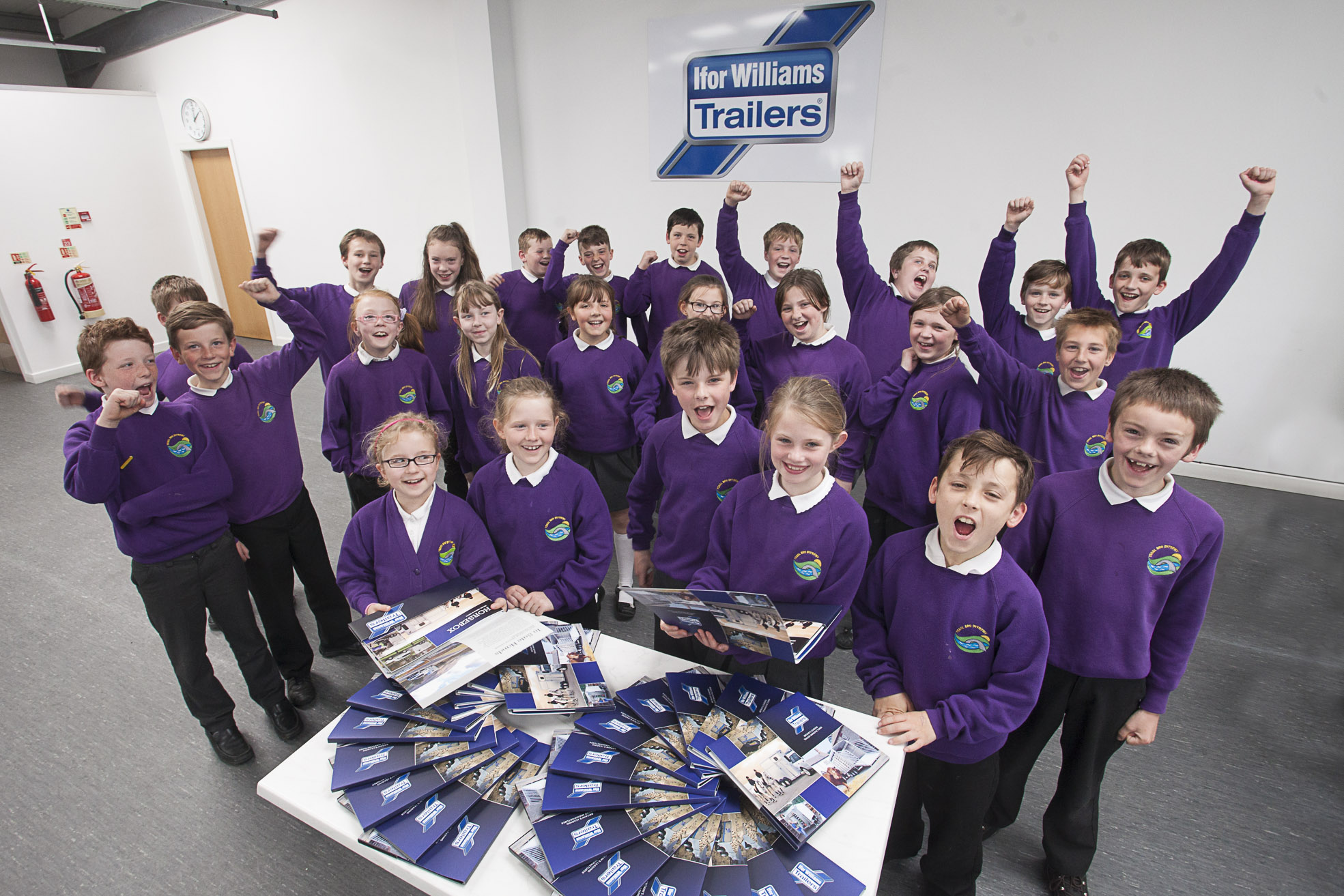 Pupils learn about top class trailers