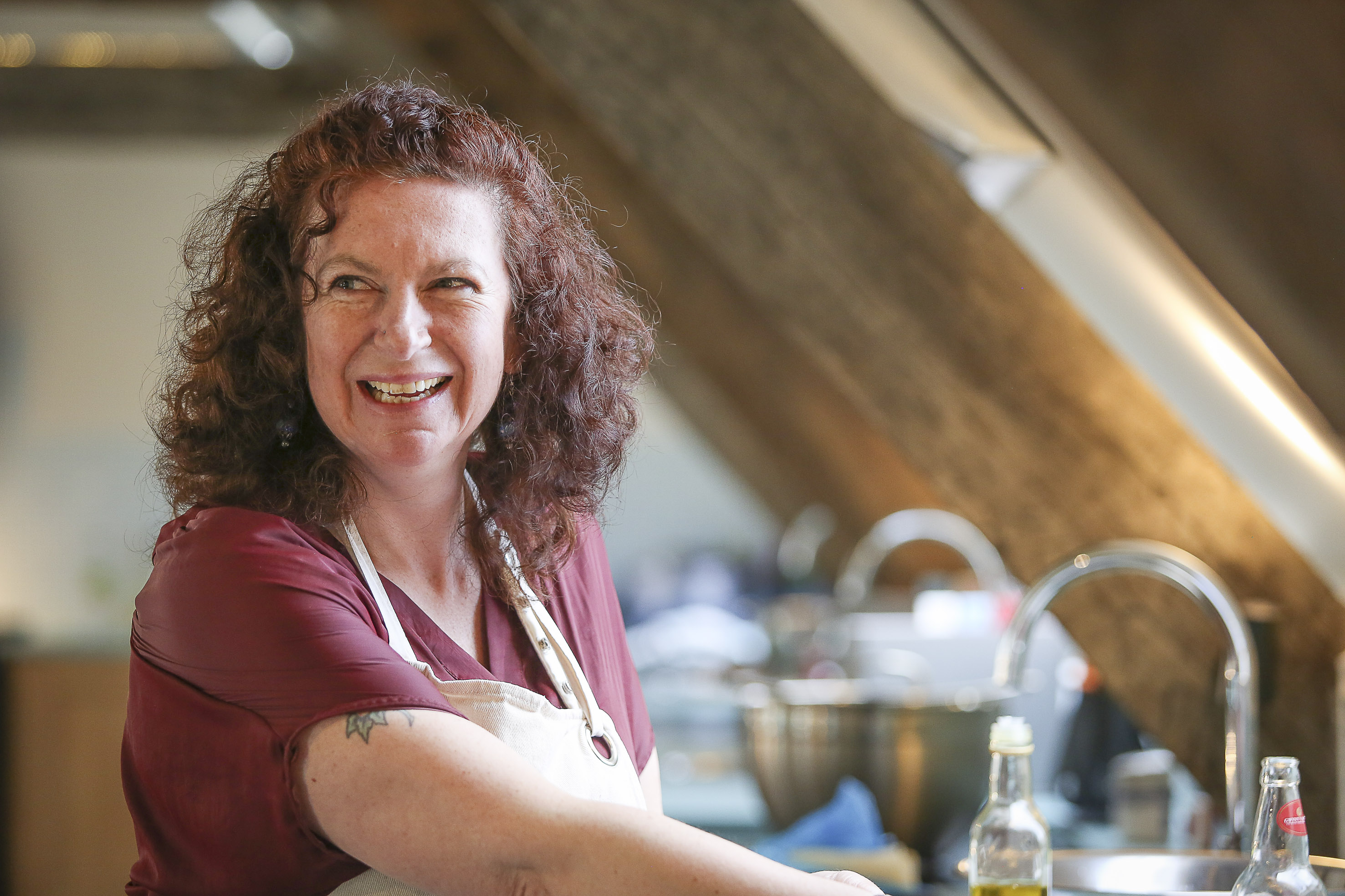 Food, glorious food as kitchen queen Denise rescues ingredients from landfill