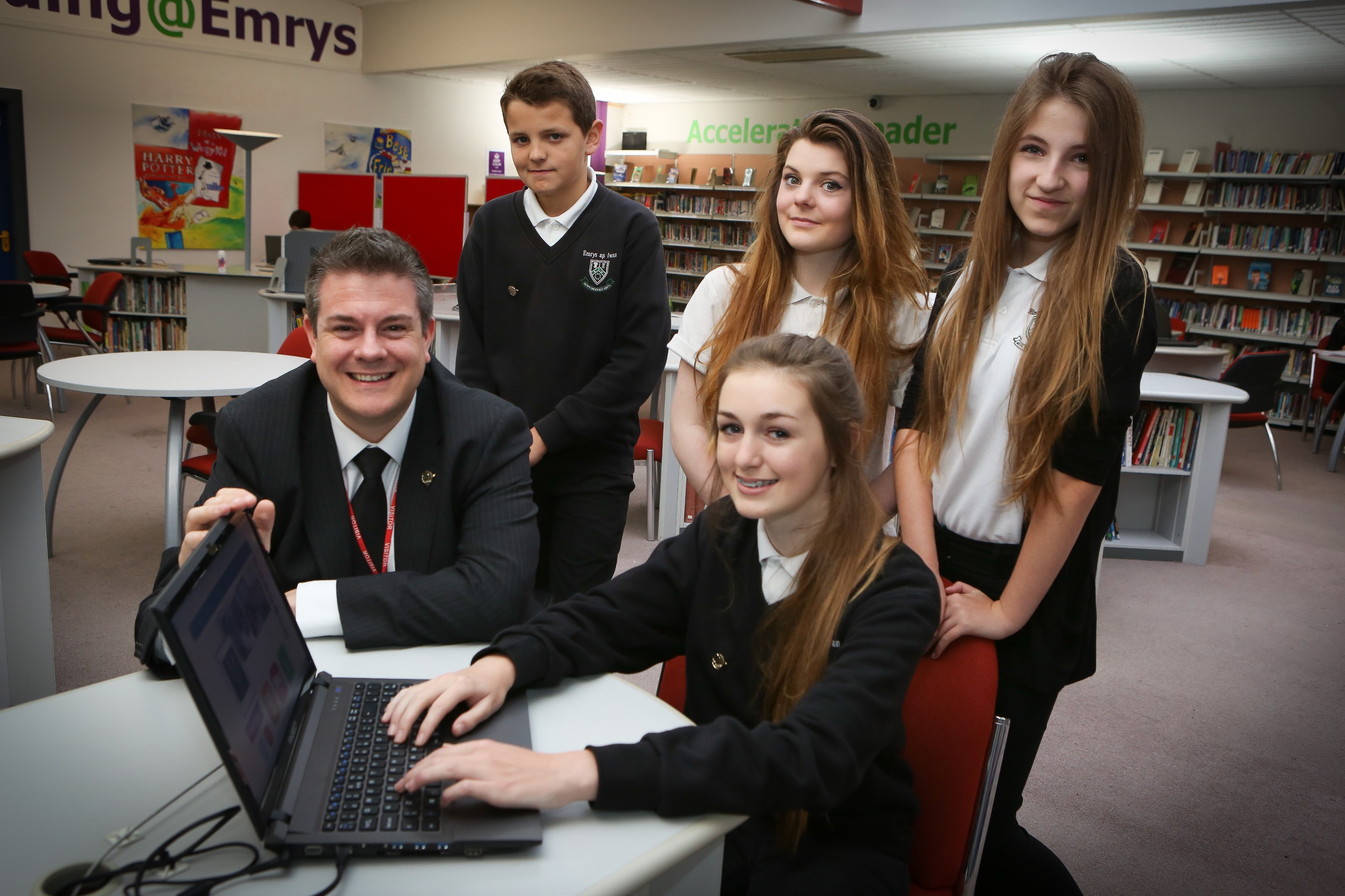 Pupils join Flintshire firm’s pioneering scheme to stay safe online