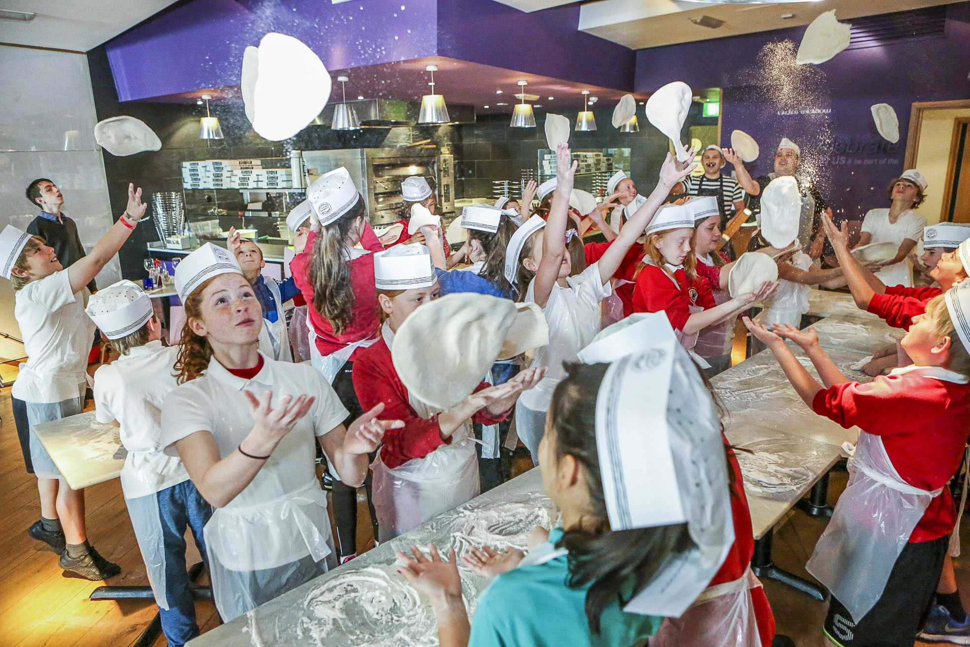 Culinary kids get a pizza the action at Eagles Meadow