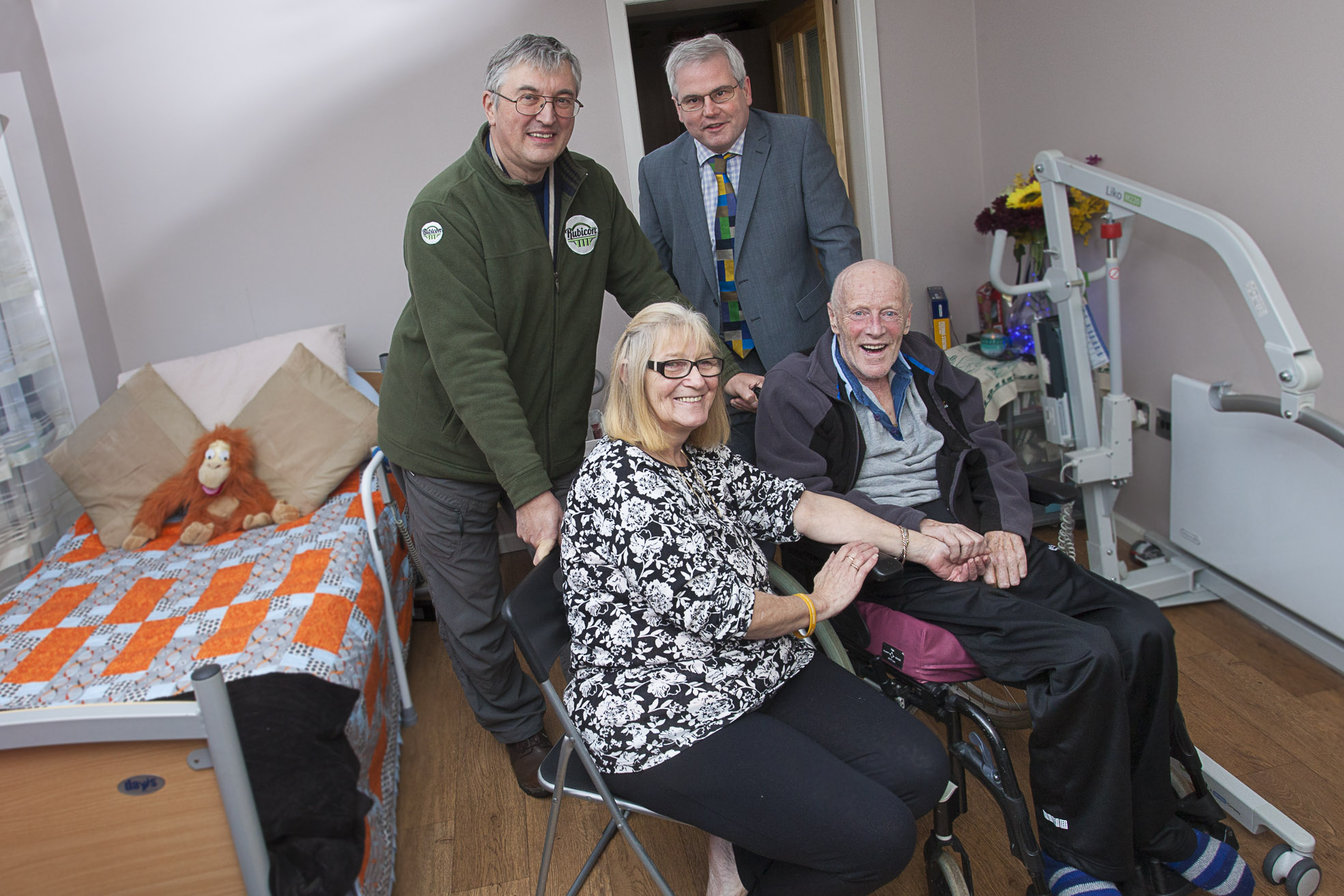 Rubicon’s new garden room helps motor neurone sufferer Ray stay in his Flintshire home 