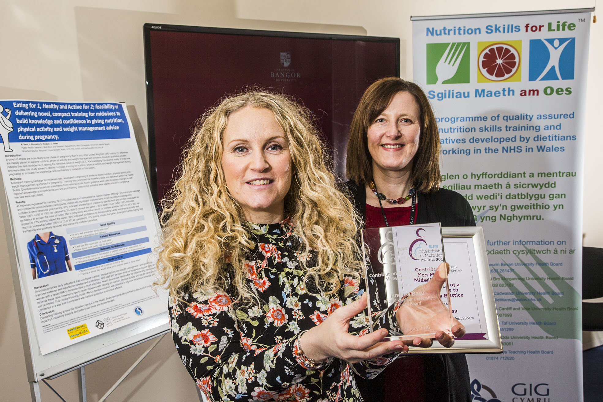 Andrea’s advice for mums-to-be wins national midwifery award