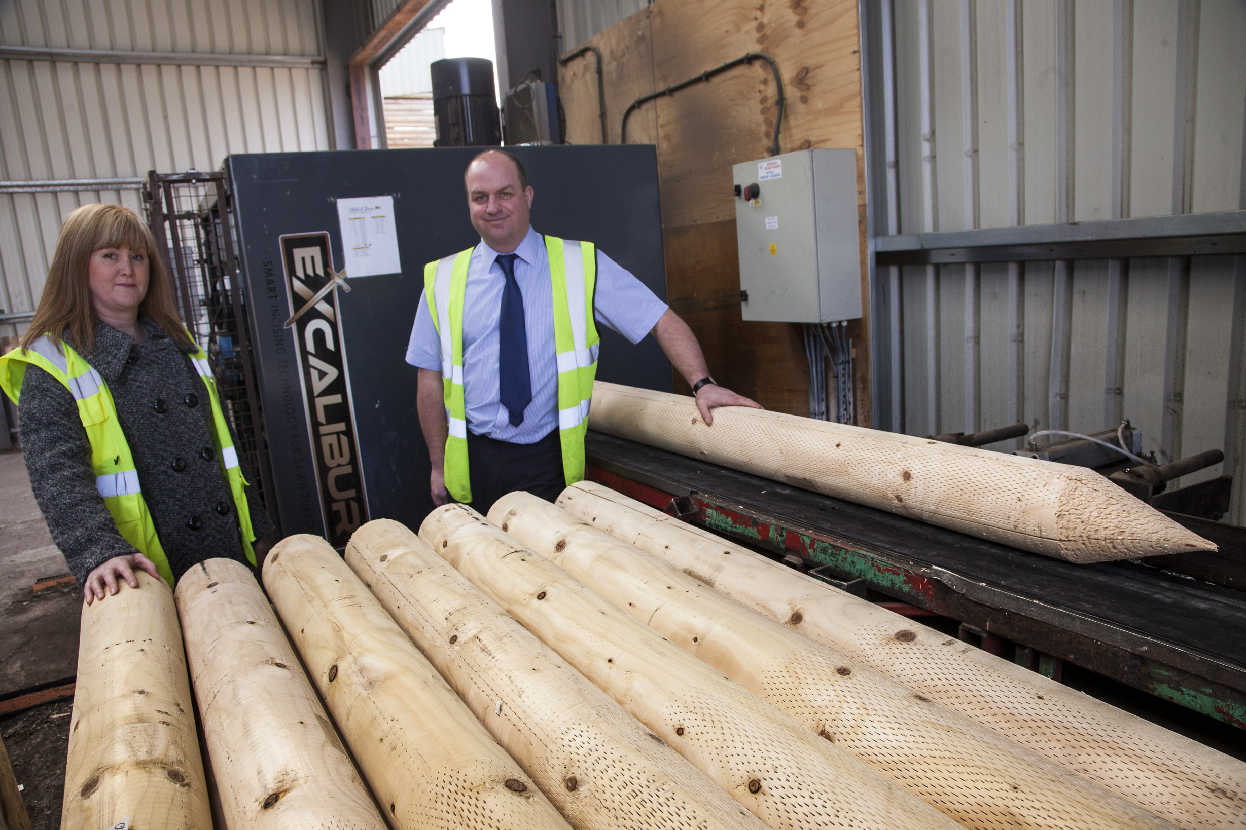 Top timber company wields Excalibur to beat the worst of the weather