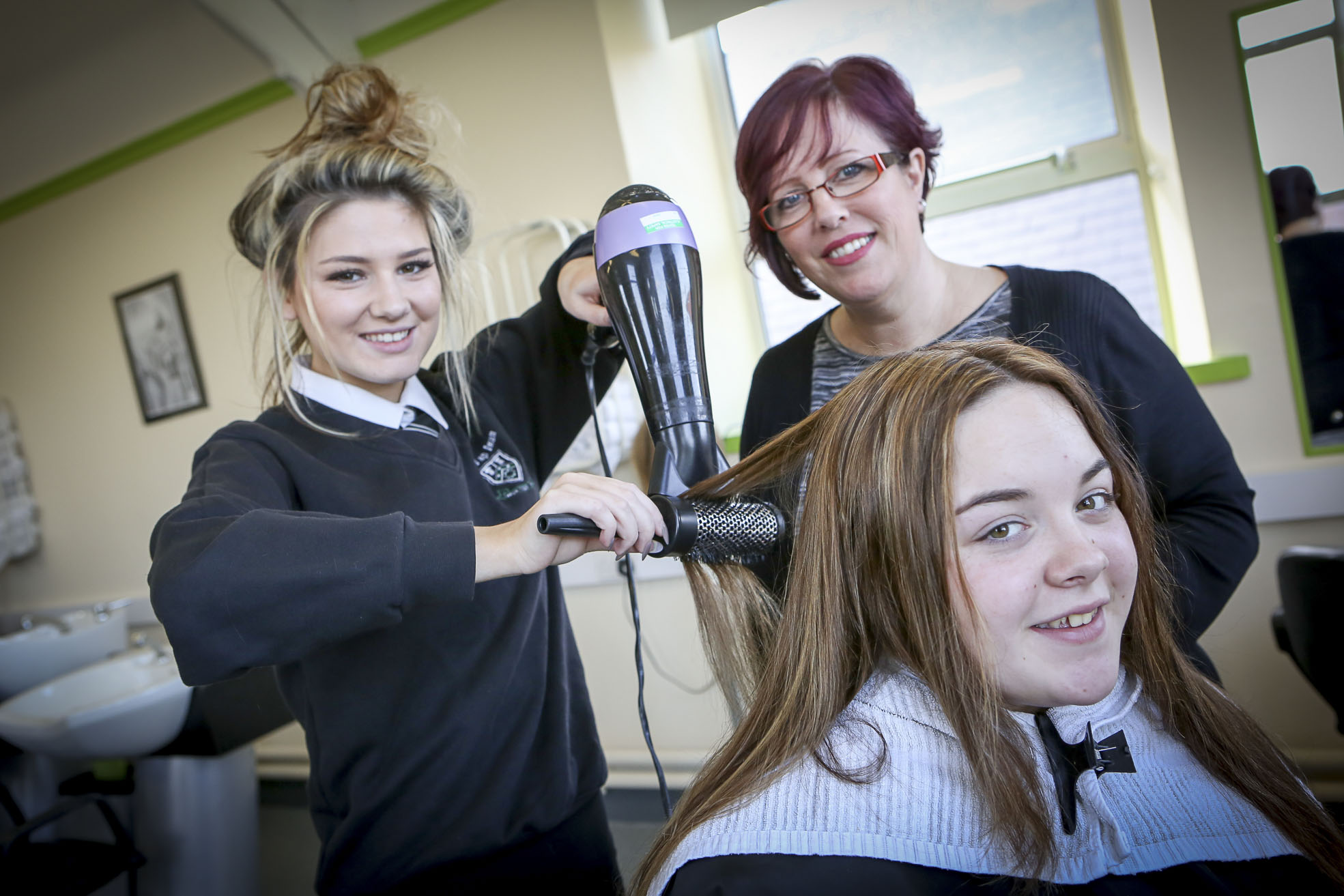 Abergele school a cut above the rest with hair and beauty salon