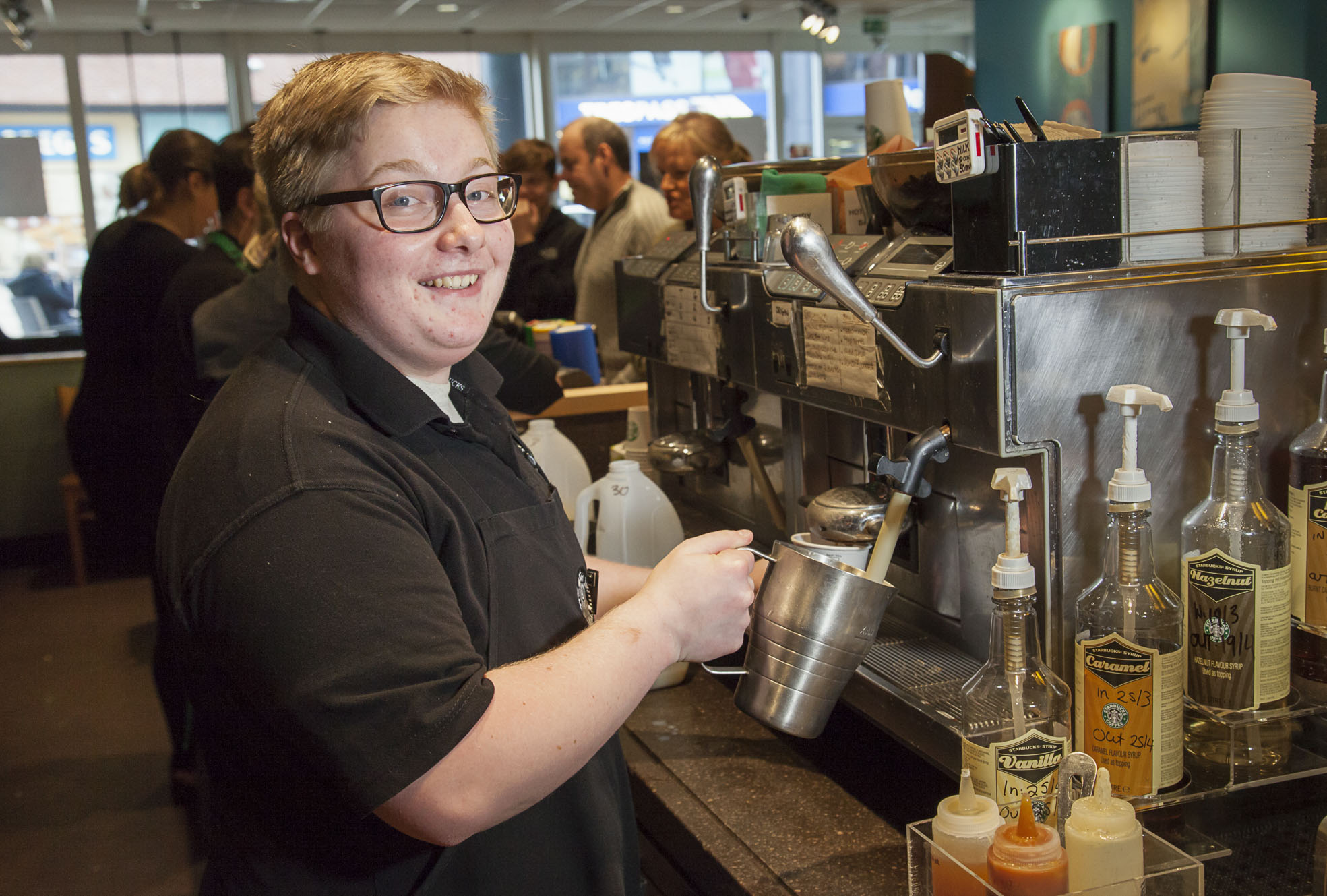 Young barista brews up success by qualifying as a Coffee Master