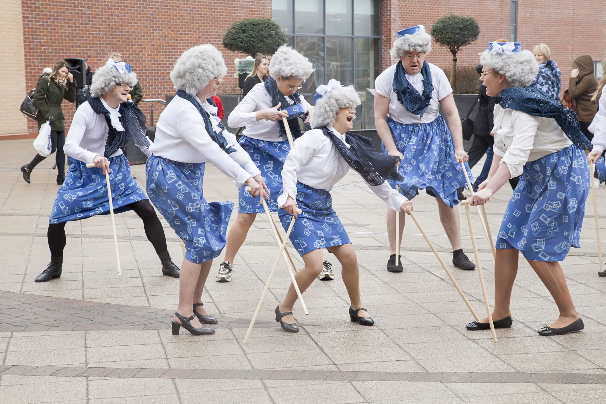 Dancing grannies strut their stuff