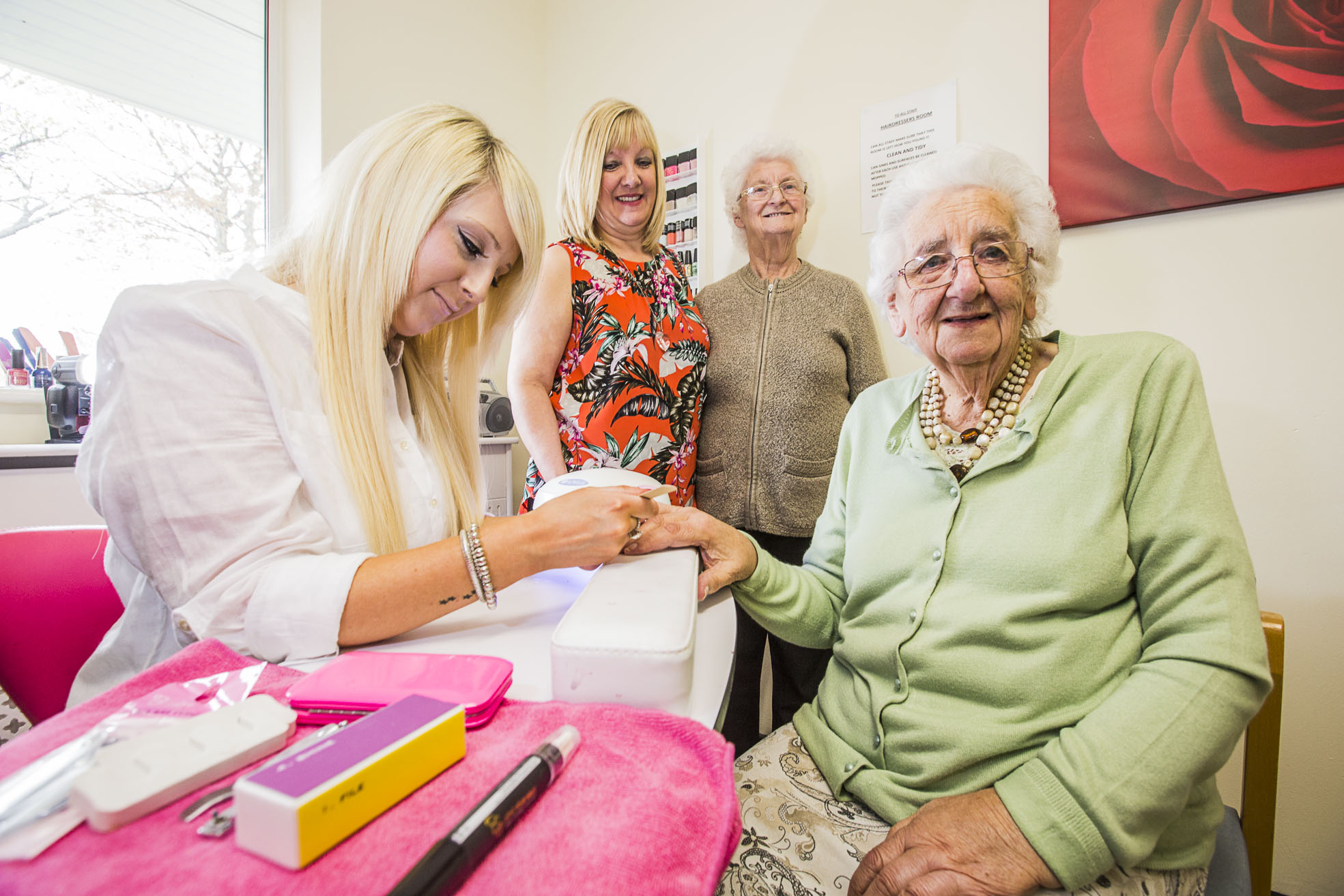 Care home builds £1m extension and creates nail bar for residents