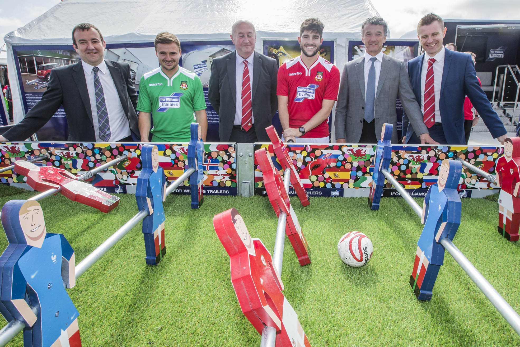Top trailer firm helps Wrexham AFC kick off new football season in style