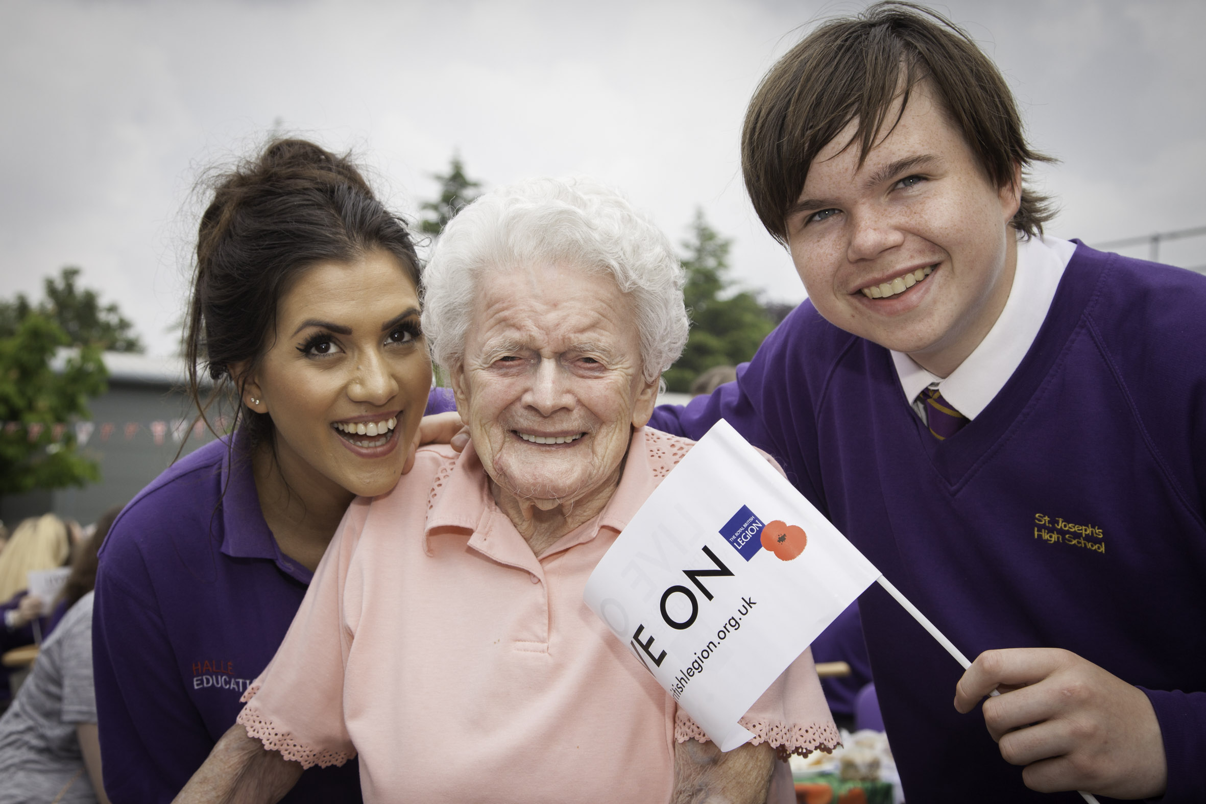 Care home residents go back to school for royal celebration