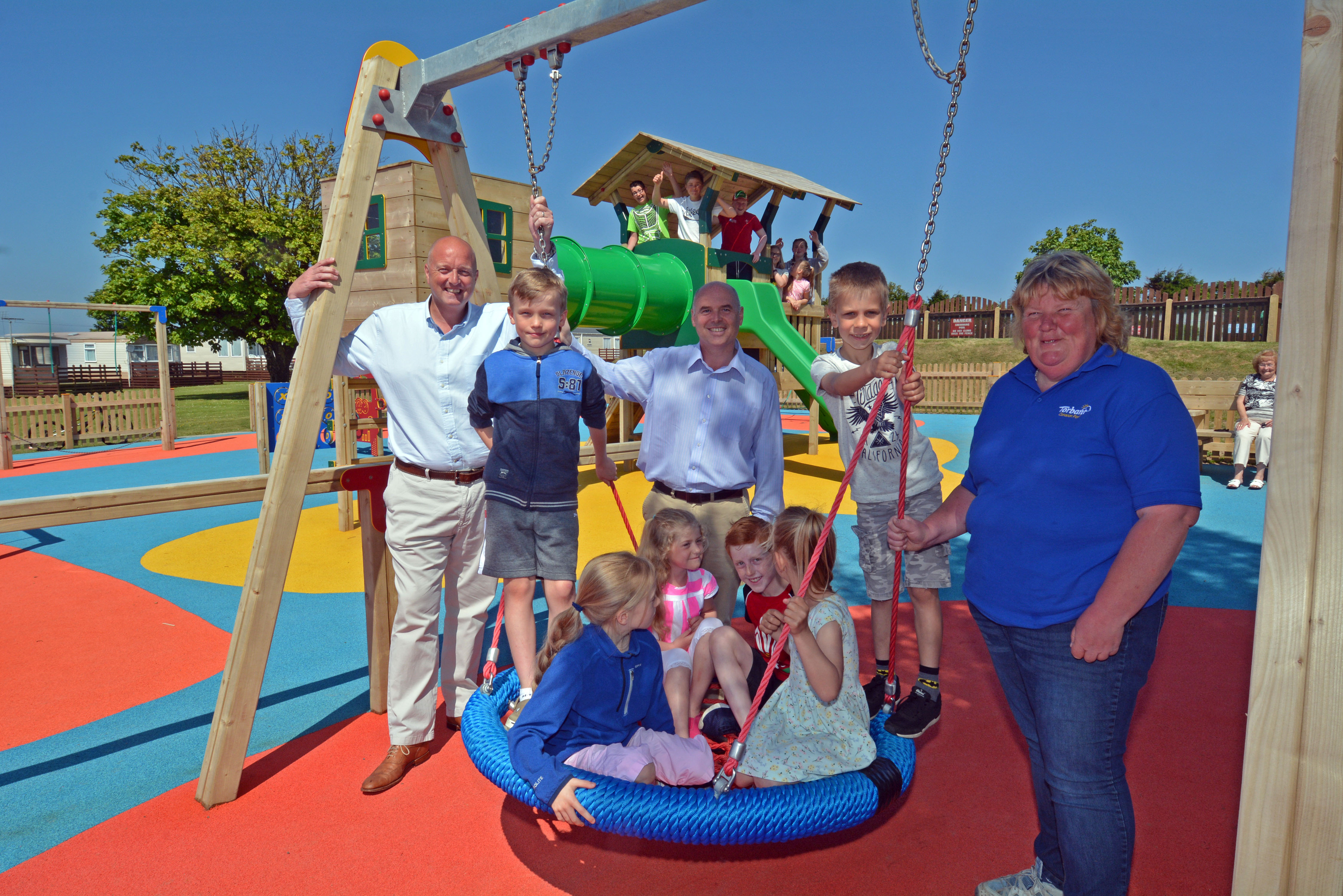 Caravan park gets into the swing of the season with new £40,000 playground