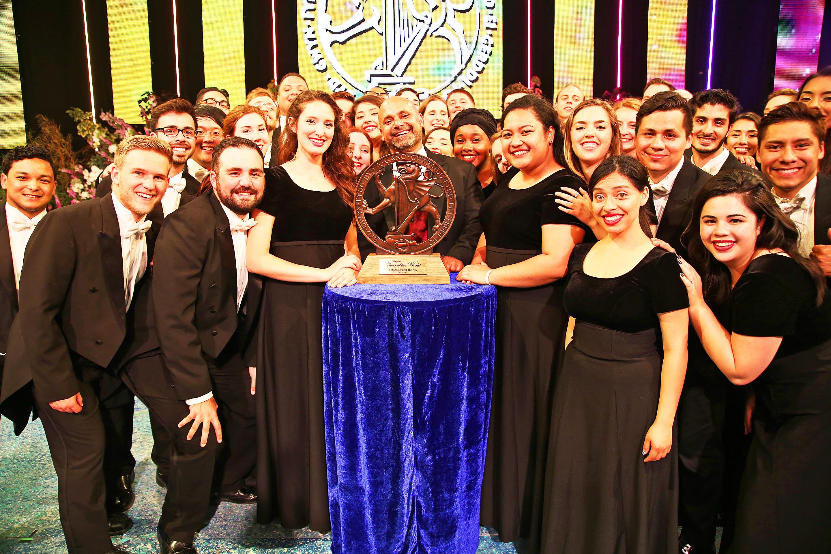 Californian gold rush as choir wins world crown
