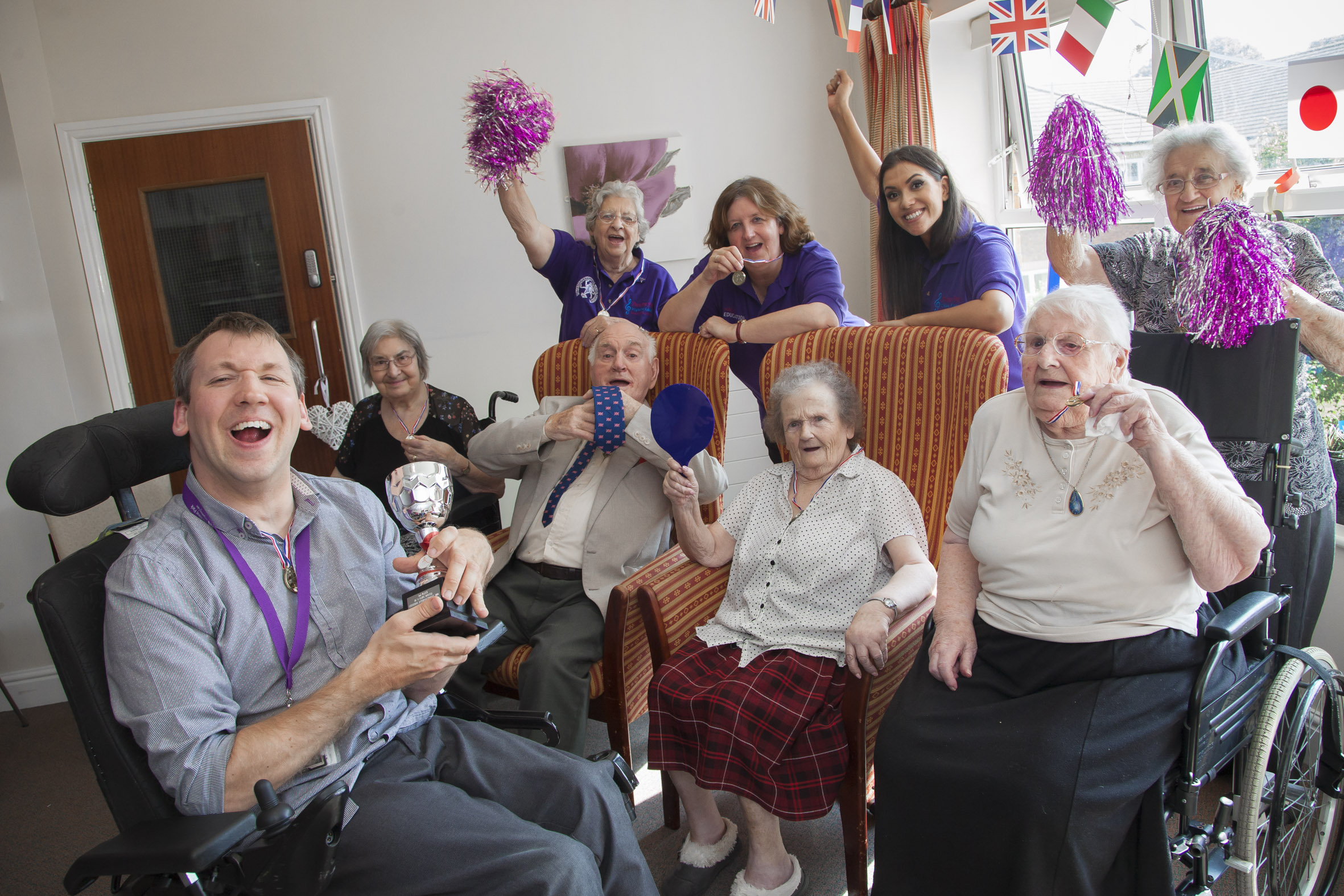 Care home sports stars clinch victory