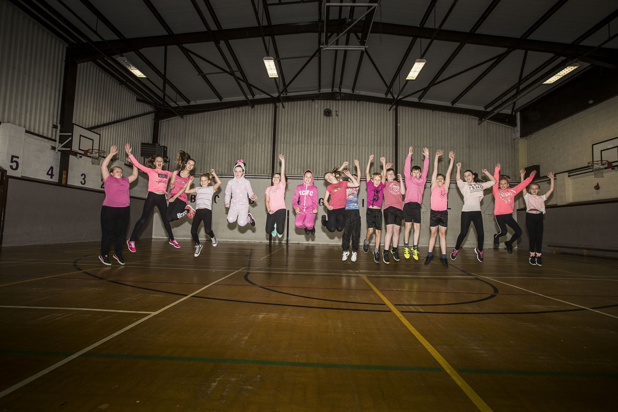 Abergele learners don pink outfits to raise funds for charity