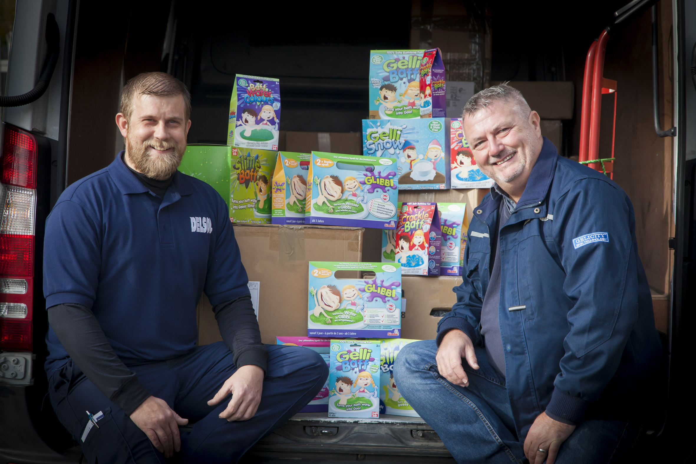 Bath-time fun for youngsters gets on the road with delivery firm Delsol