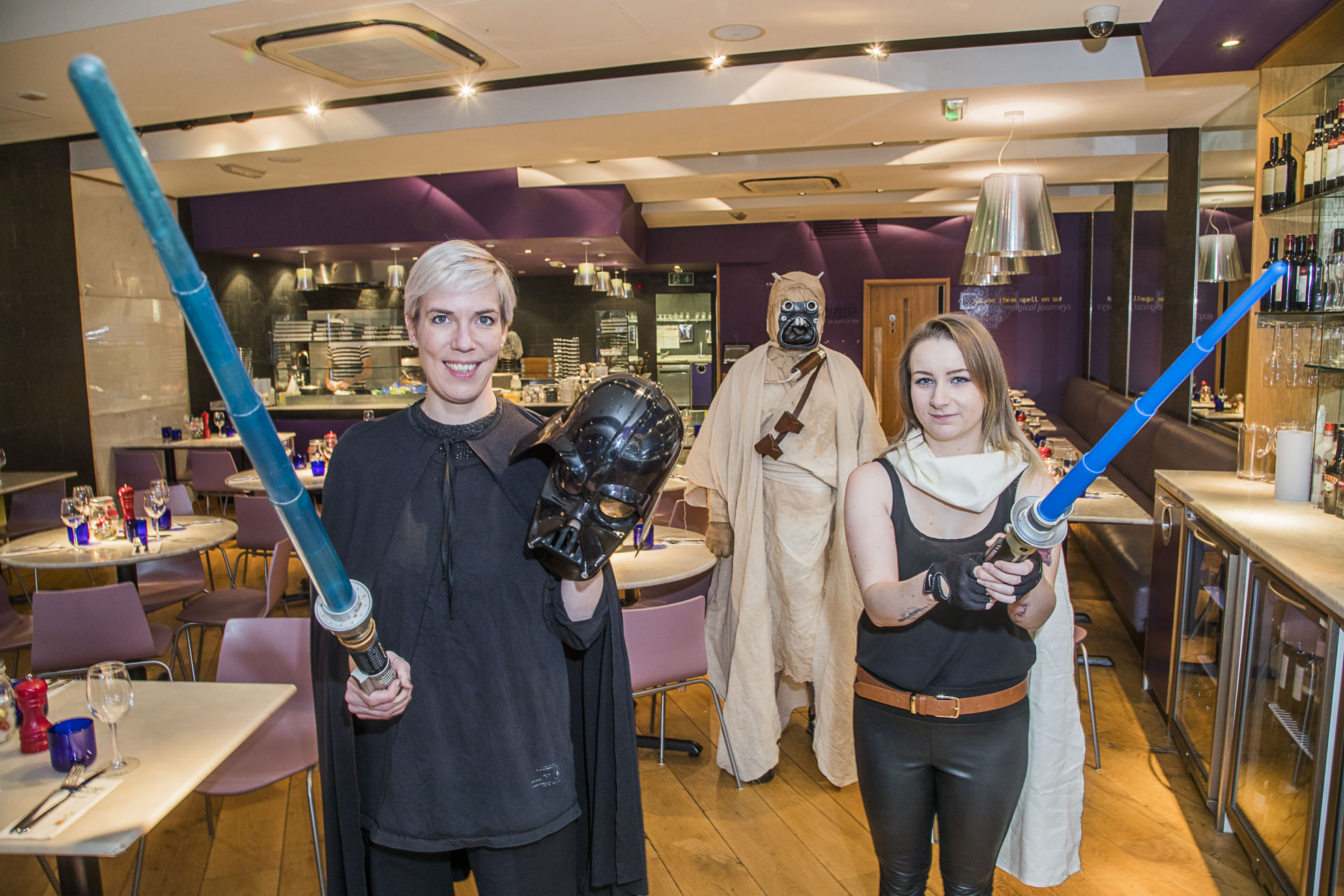 Restaurant staff call on The Force from Star Wars to battle cancer 