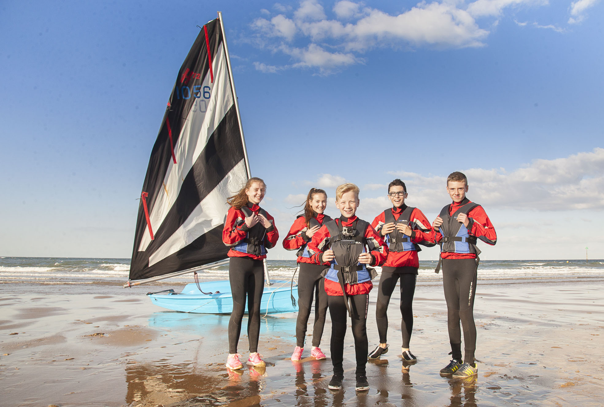 Watersports challenge for Abergele teenagers