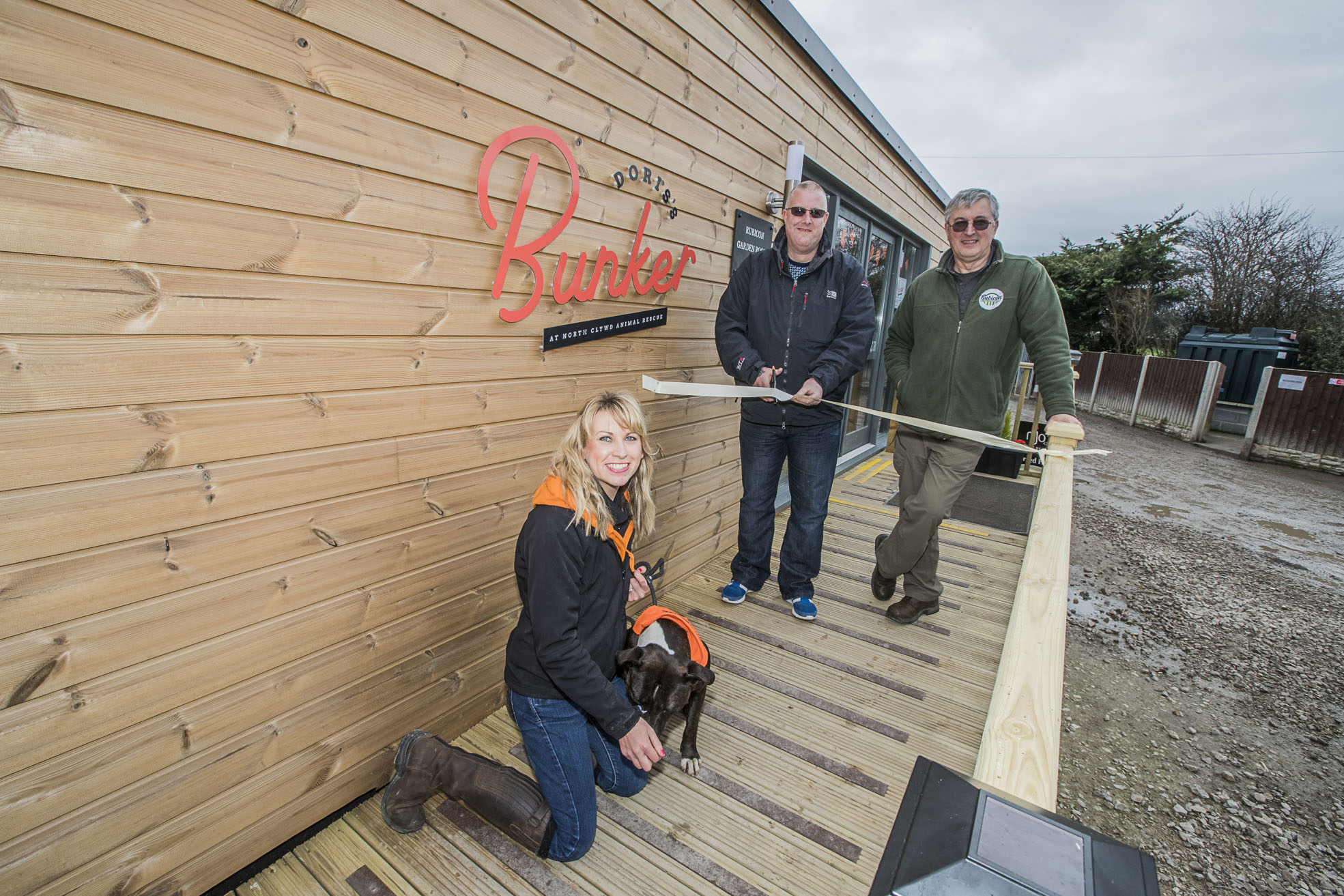 New cafe built by Rubicon Garden Rooms at animal rescue centre officially opened