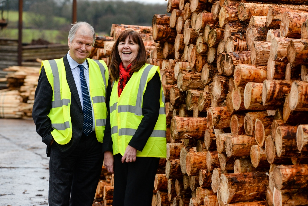 Minister holds Brexit discussions with top timber company