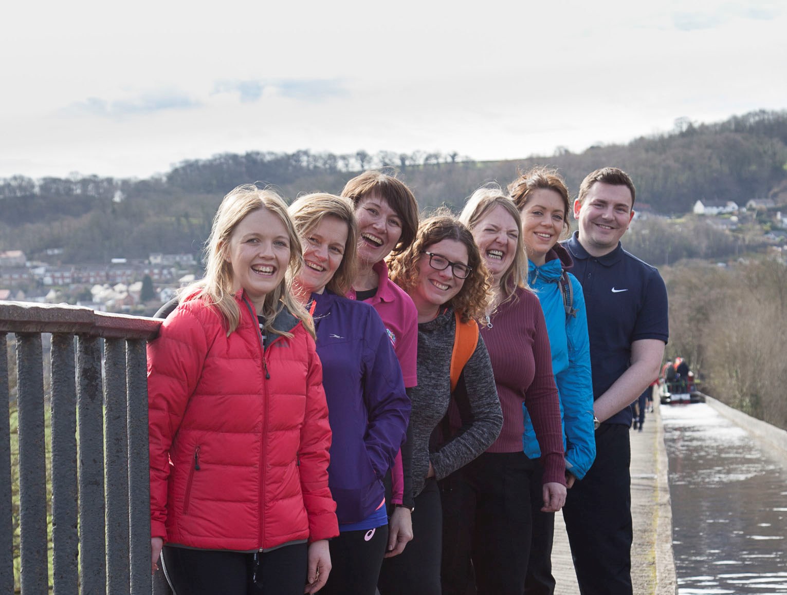 Legal eagles soar above the Dee Valley to raise cash for charity