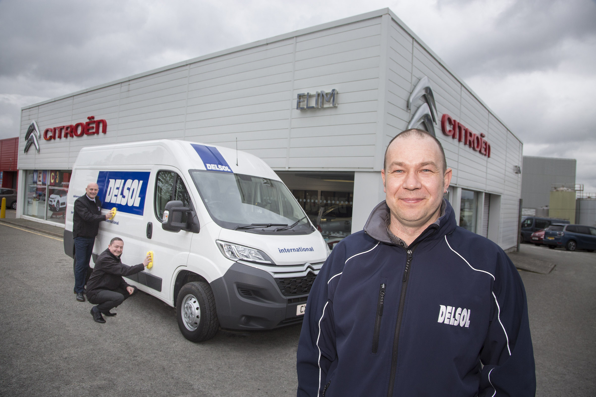 Delivery company Delsol invests £300,000 in fleet of vans from Anglesey dealership
