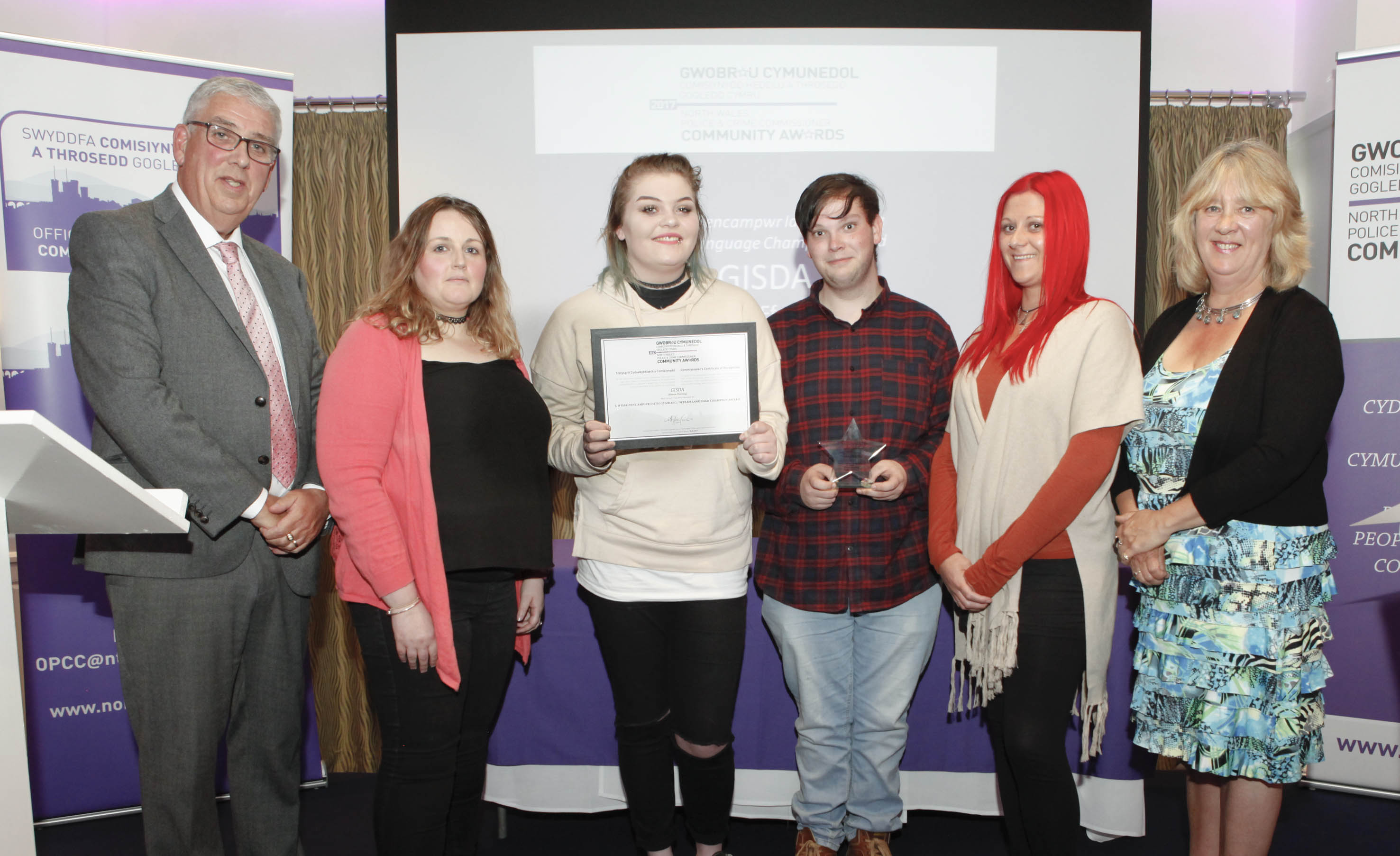 GISDA honoured for work with homeless young people