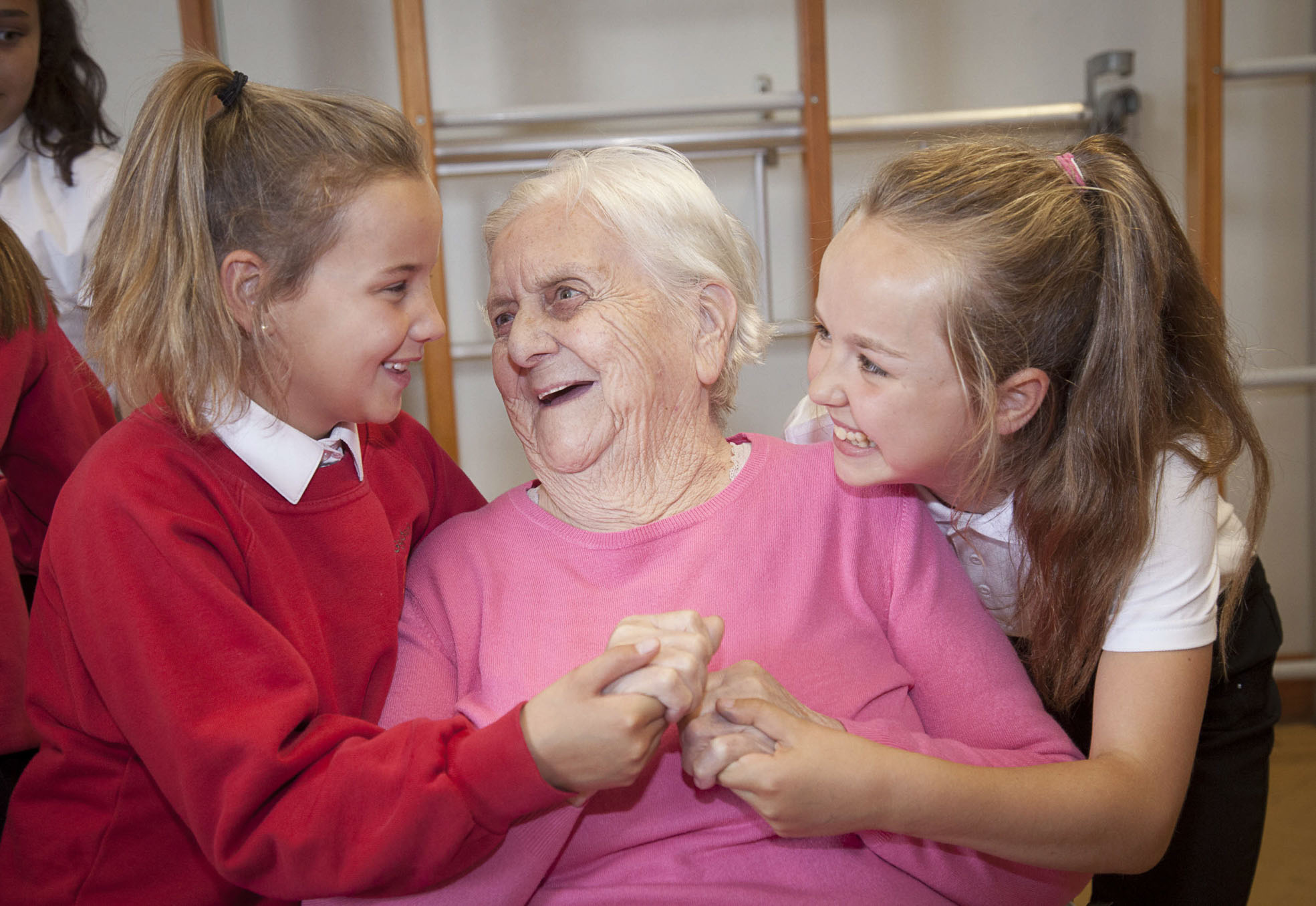 Magical time at school for care home residents
