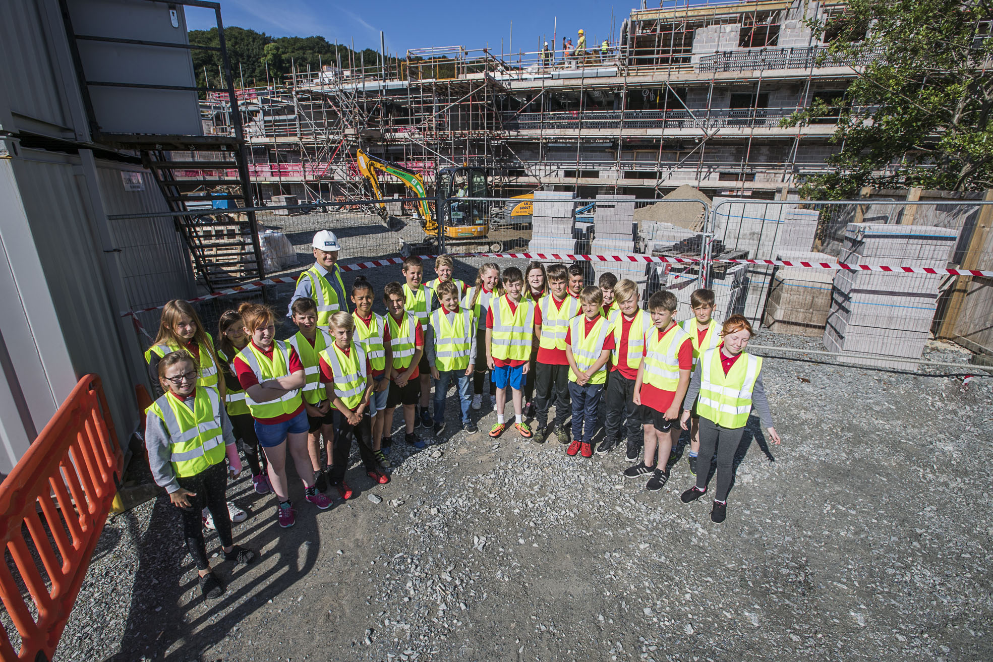 Primary school pupils get a sneak peek at new £7.5 million care home
