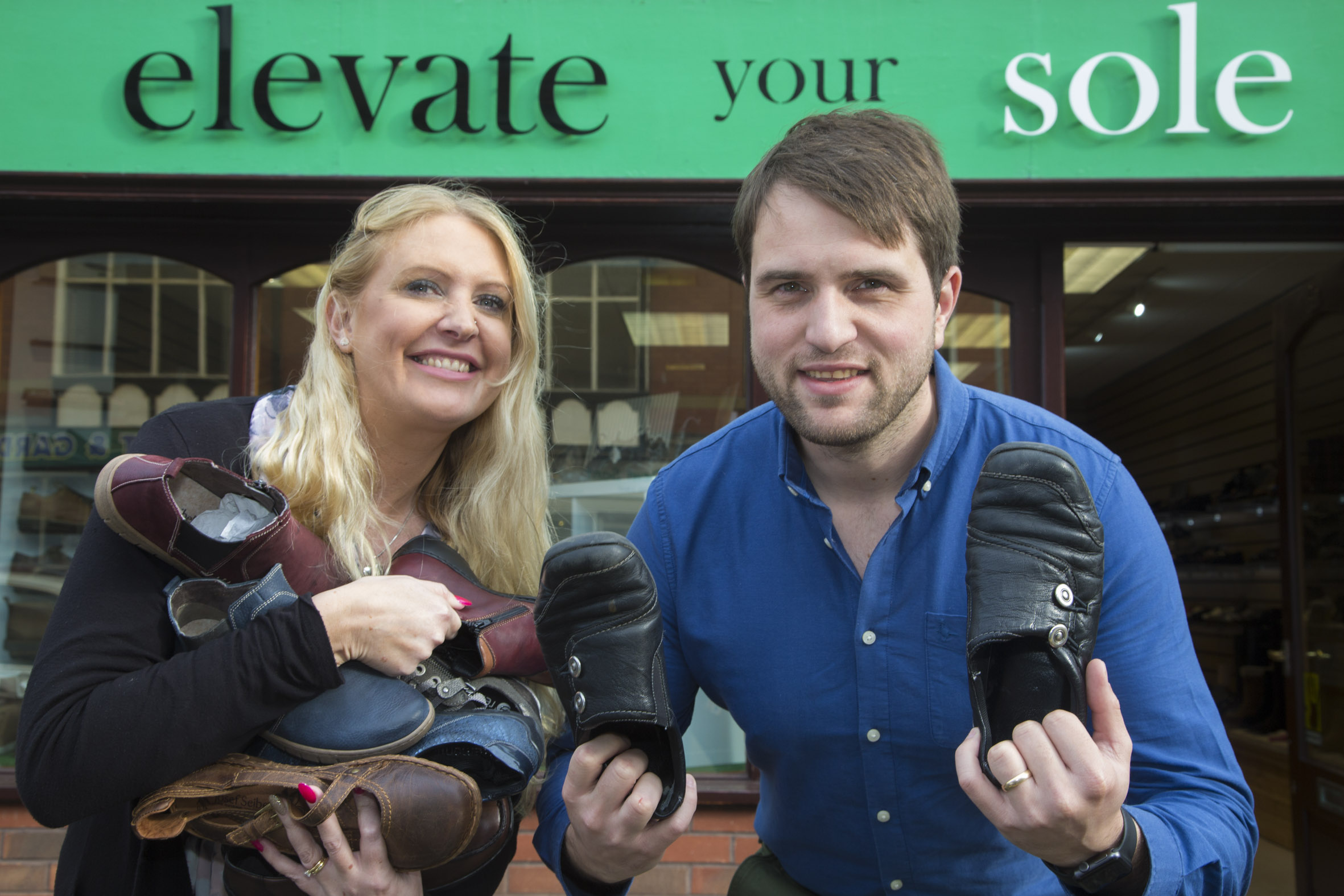 Shoe Aid charity takes first step in Wales thanks to Rhos business