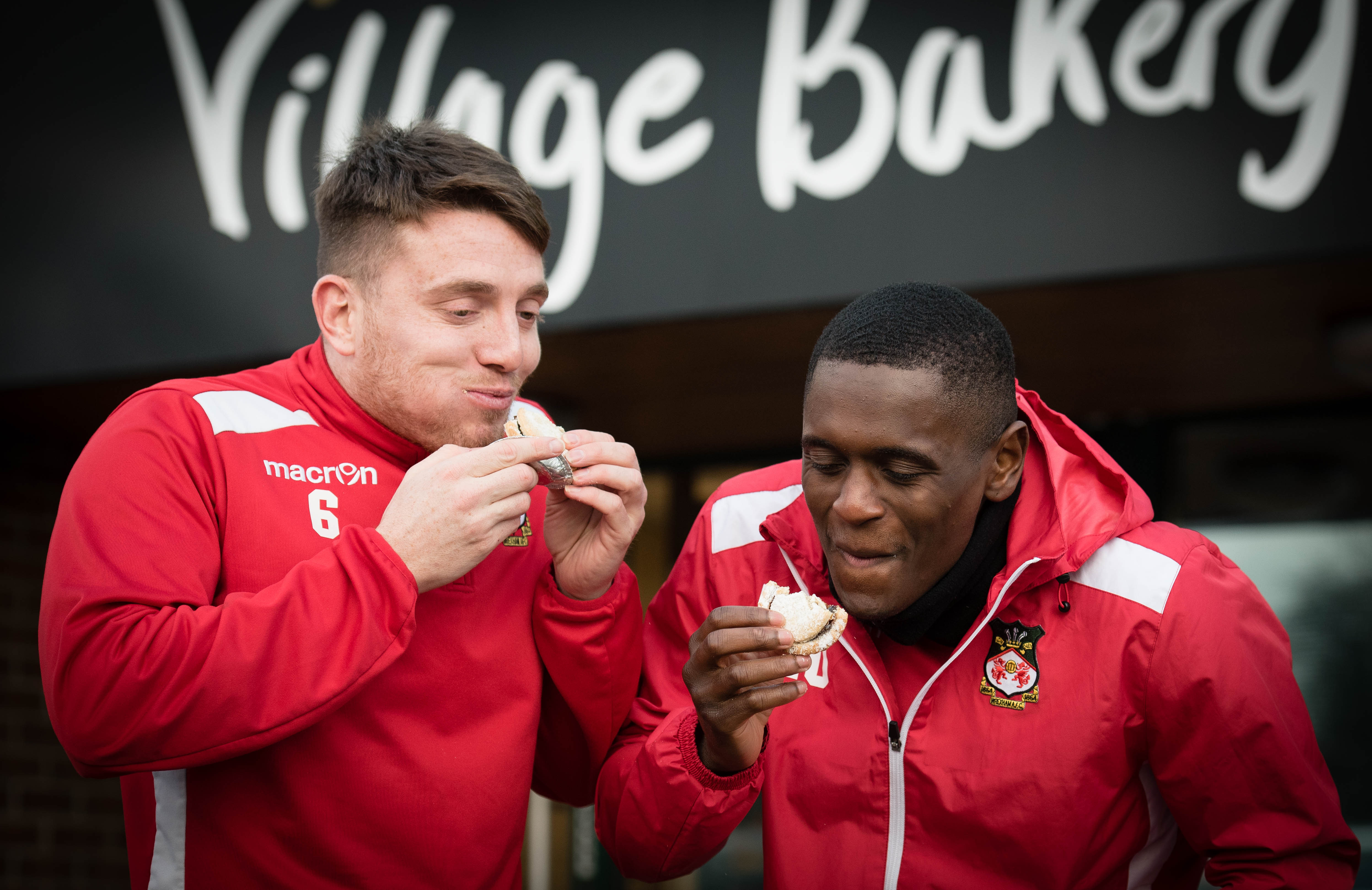 Wrexham fans eat all the mince pies – to boost promotion push