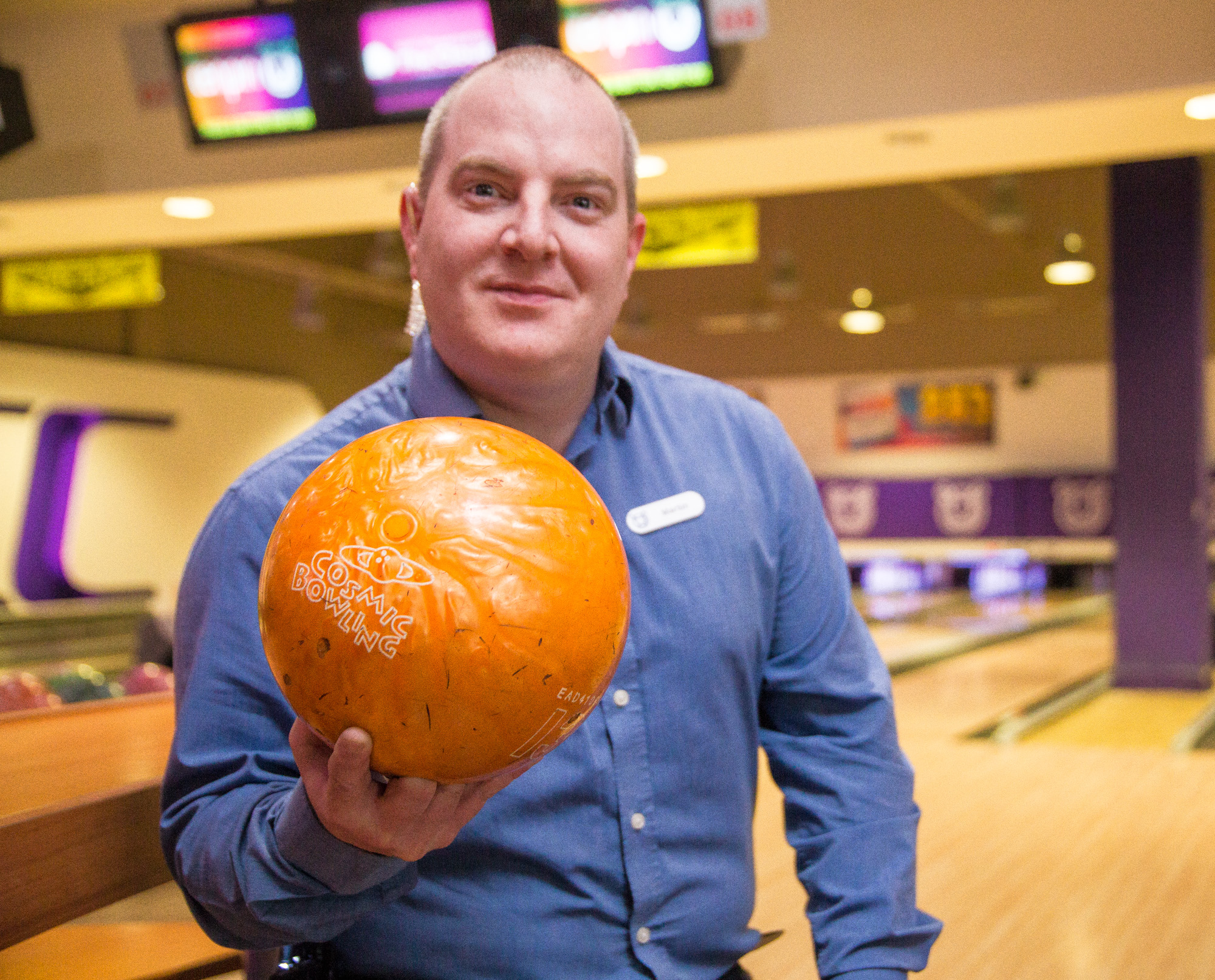 New bowling alley boss aims to strike it lucky for charity