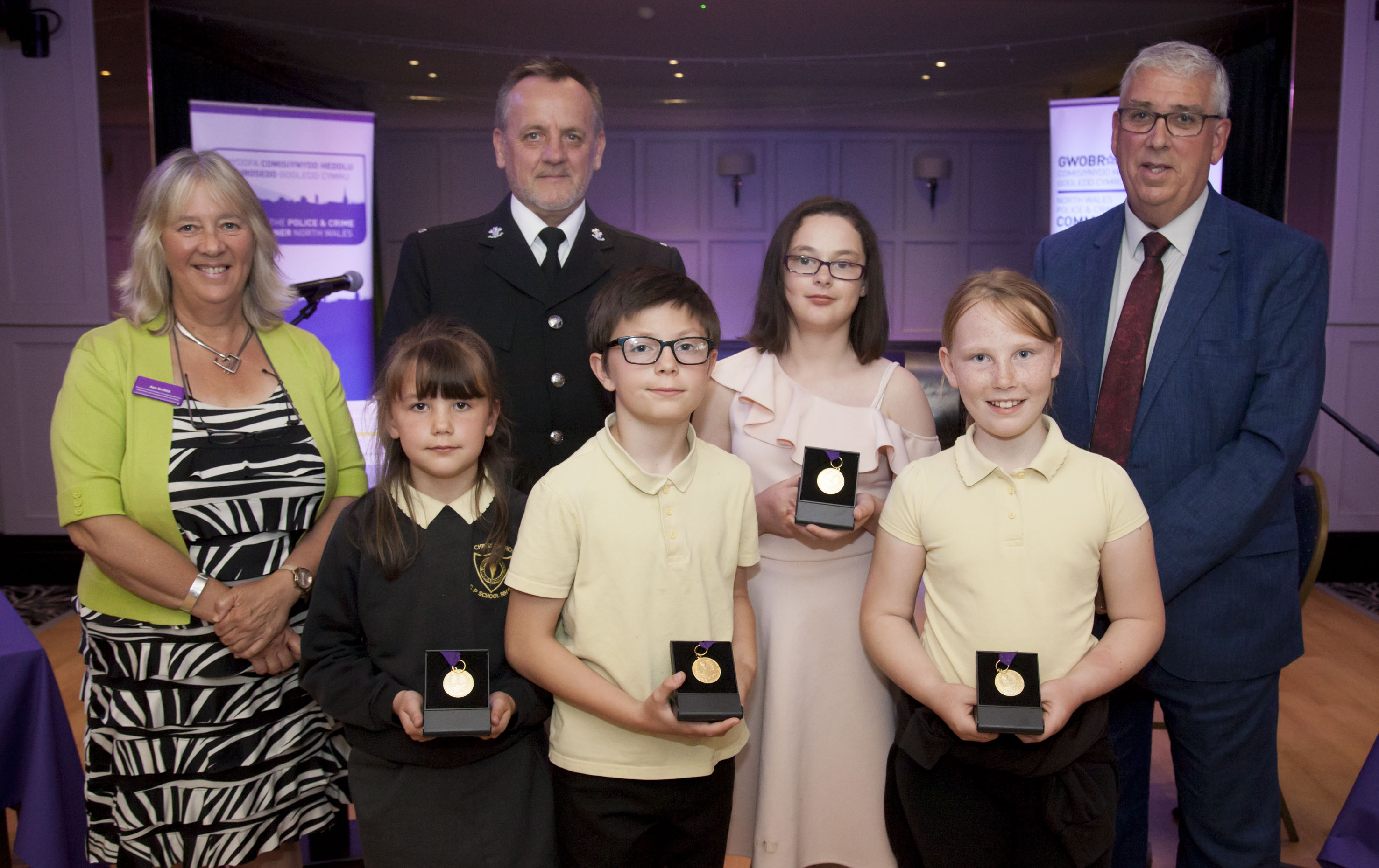 Police boss honours Rhyl Young Marshals