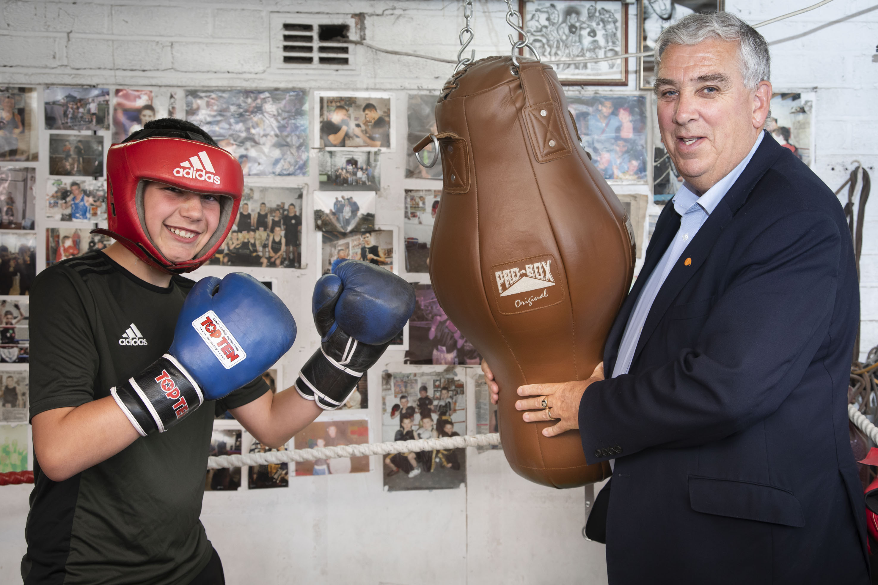 Police boss urges local companies to help boxing club punch above weight