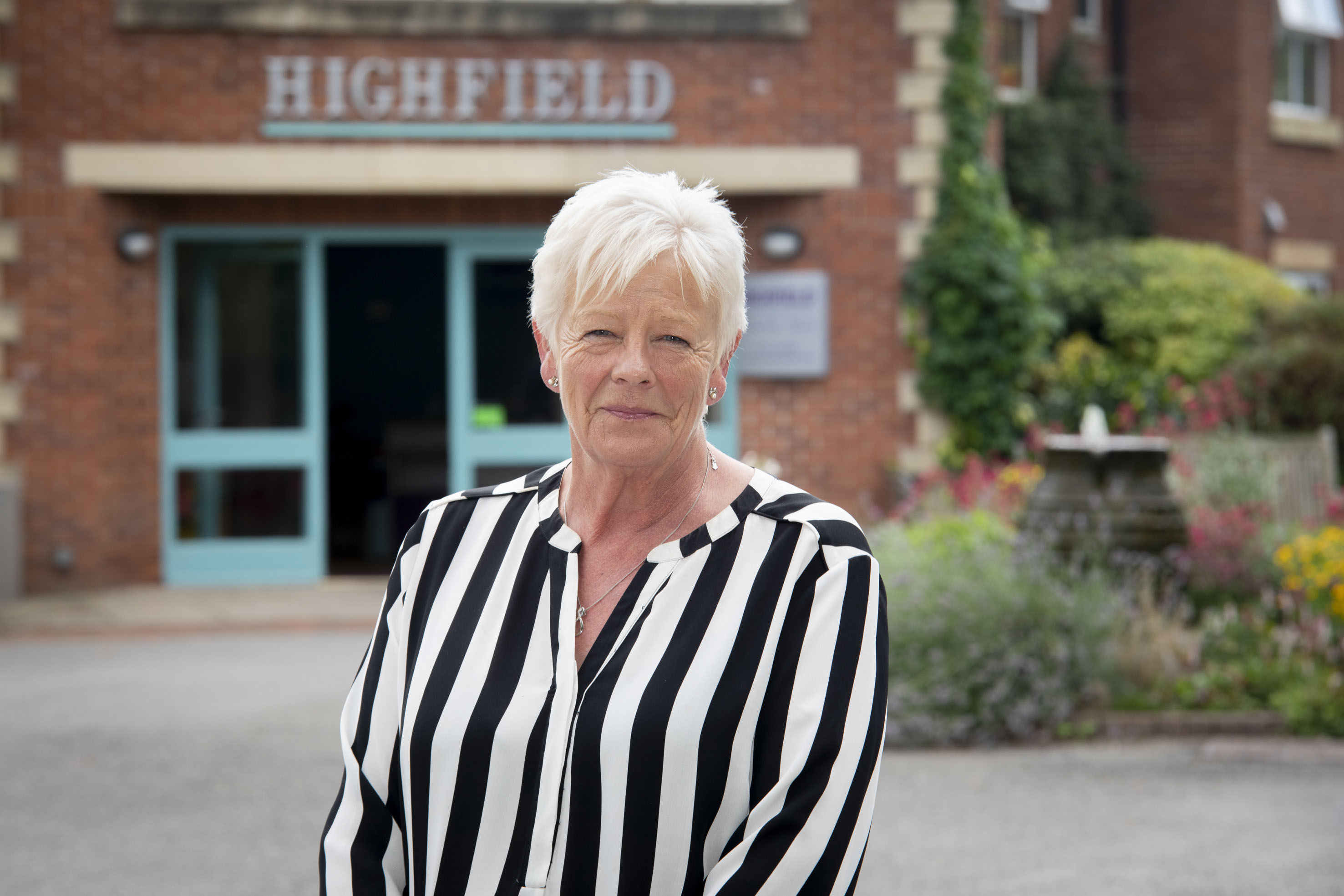 Kind-hearted care home boss Gill has the X-factor