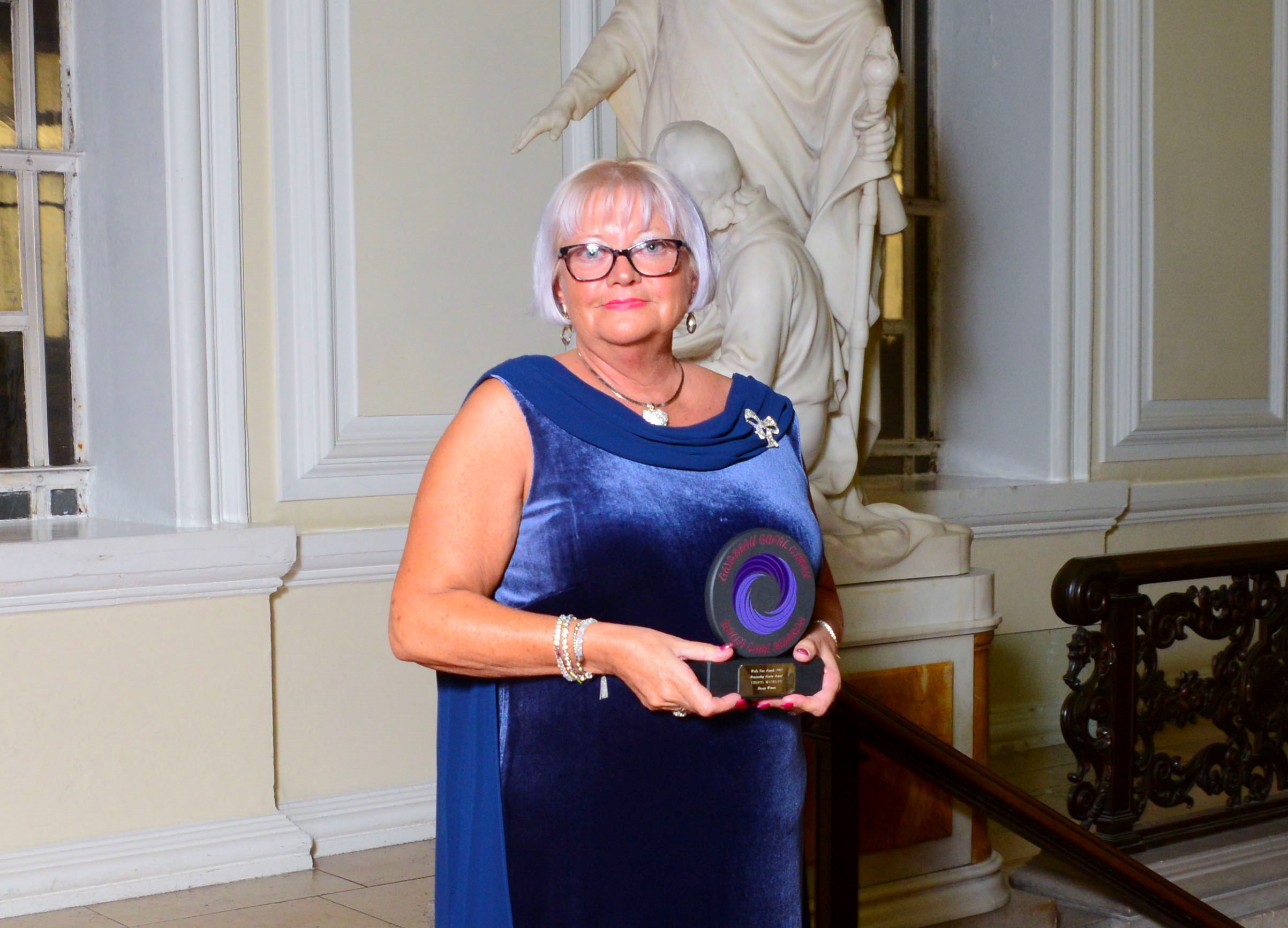 Care homes boss hailed as an inspiration to her team takes bronze in national awards