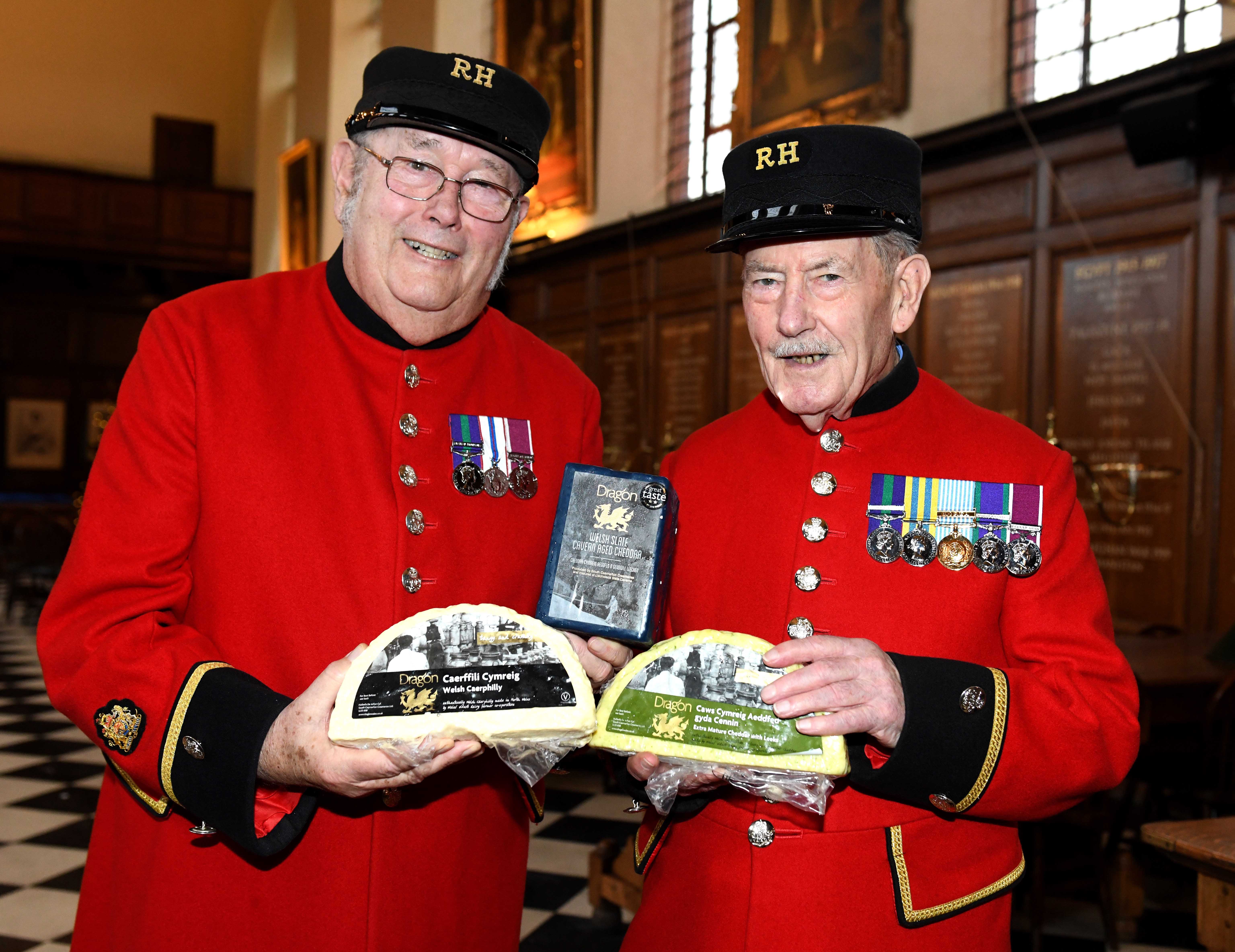 Top cheesemakers bring a slice of festive cheer to veterans