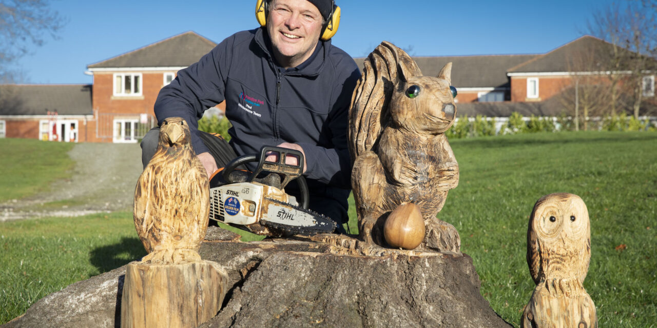 Chainsaw sculptor creates a magnificent menagerie