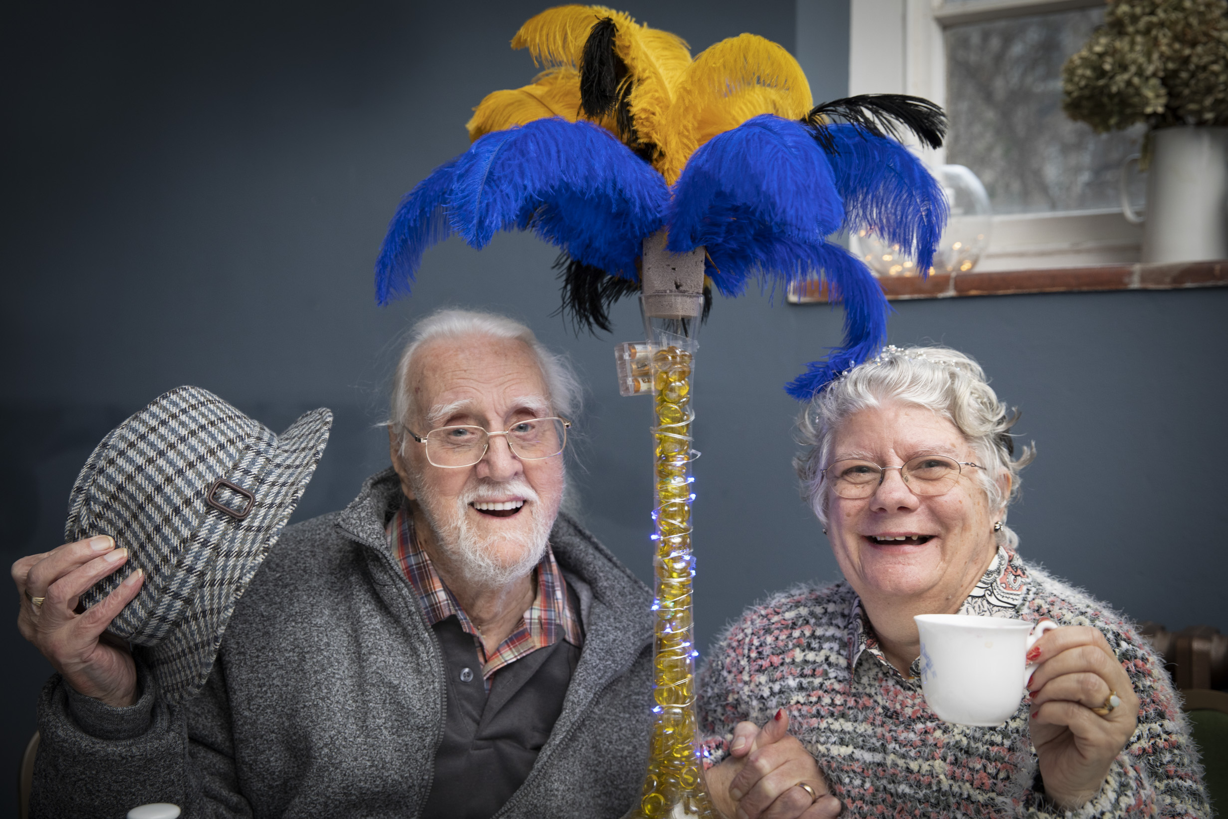 Retired HGV driver Roy, 92, celebrates his silver wedding anniversary in style