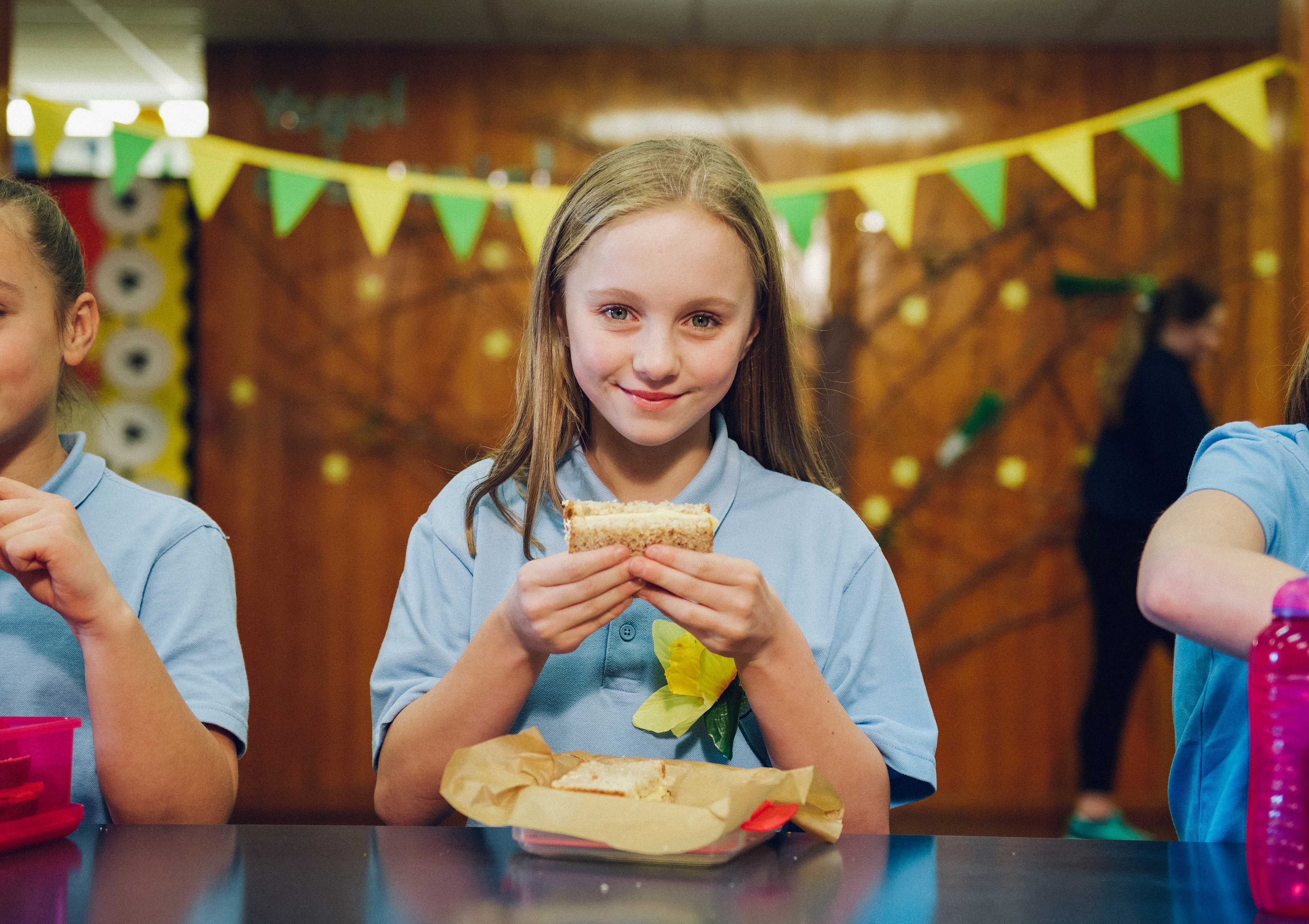 Schoolgirl Efa is the face of inspirational St David’s Day campaign celebrating pride in Wales