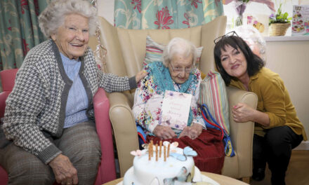 Bingo! Gertrude celebrates her 102nd birthday or 37,255 days of being alive