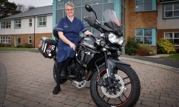 Easy rider Anne gears up for world record marathon motorbike ride to inspire women