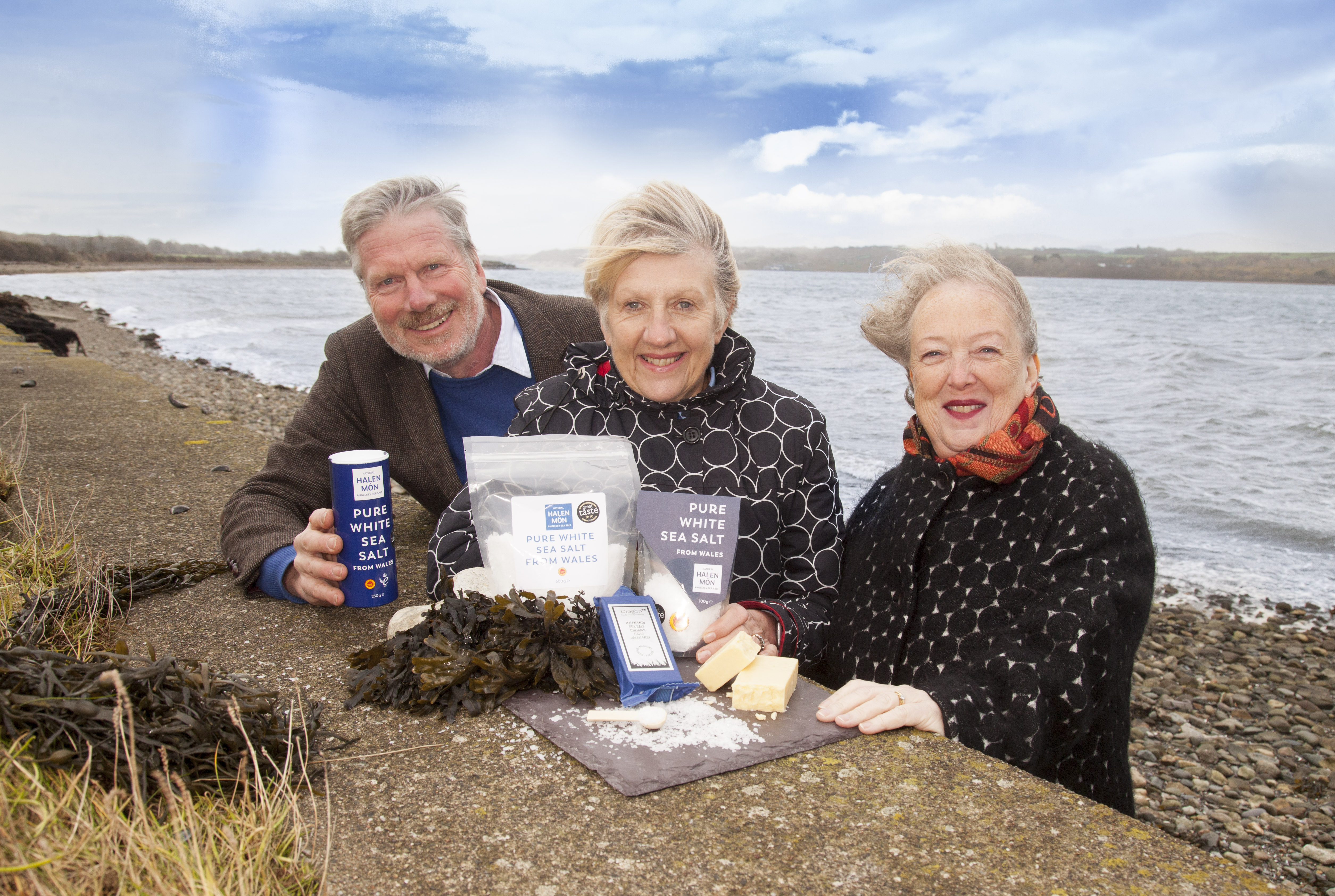 First seasalt cheese made with Welsh Halen Mon salt and Welsh Dragon cheese launched